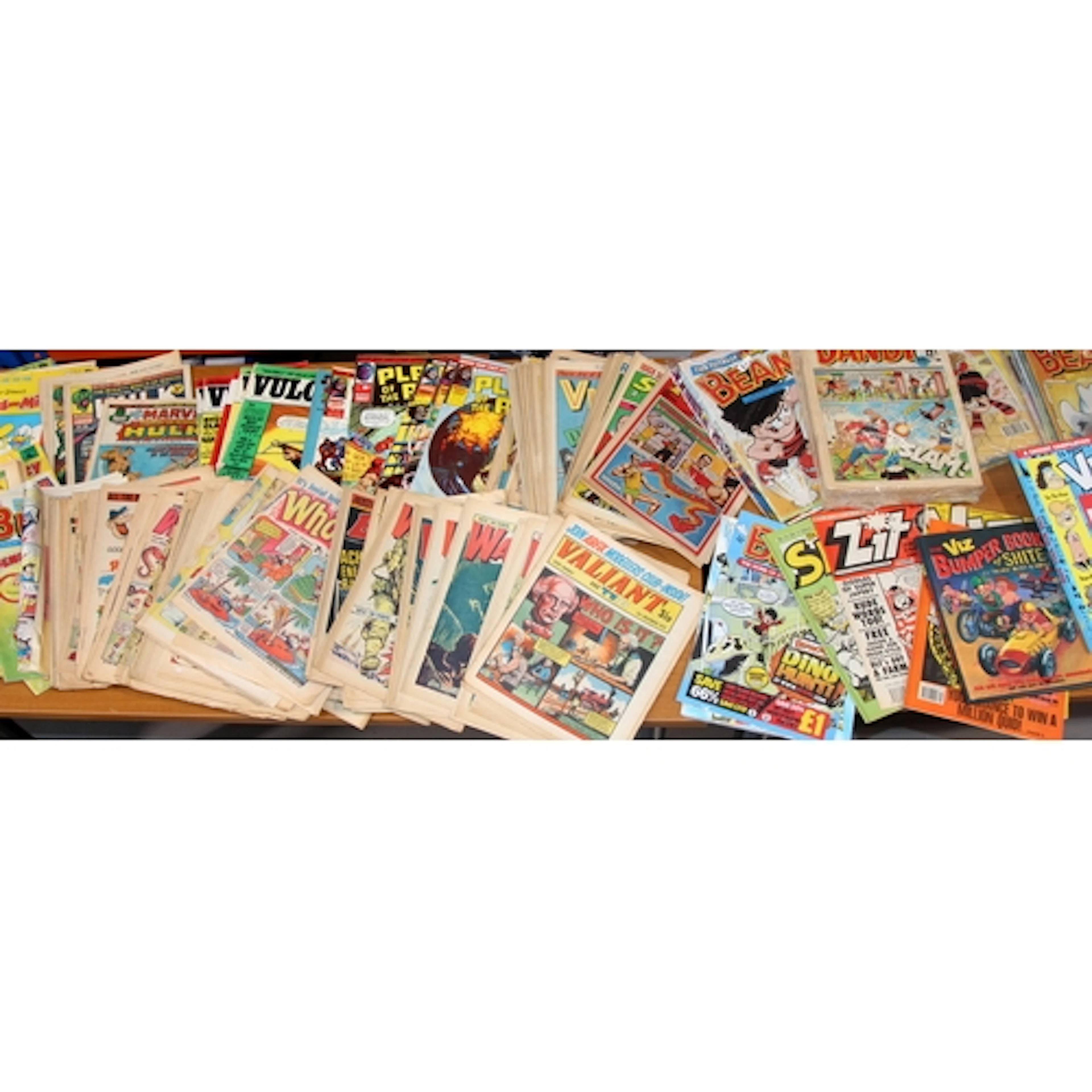 Two large boxes of vintage comics, includes Battle, Action, ...