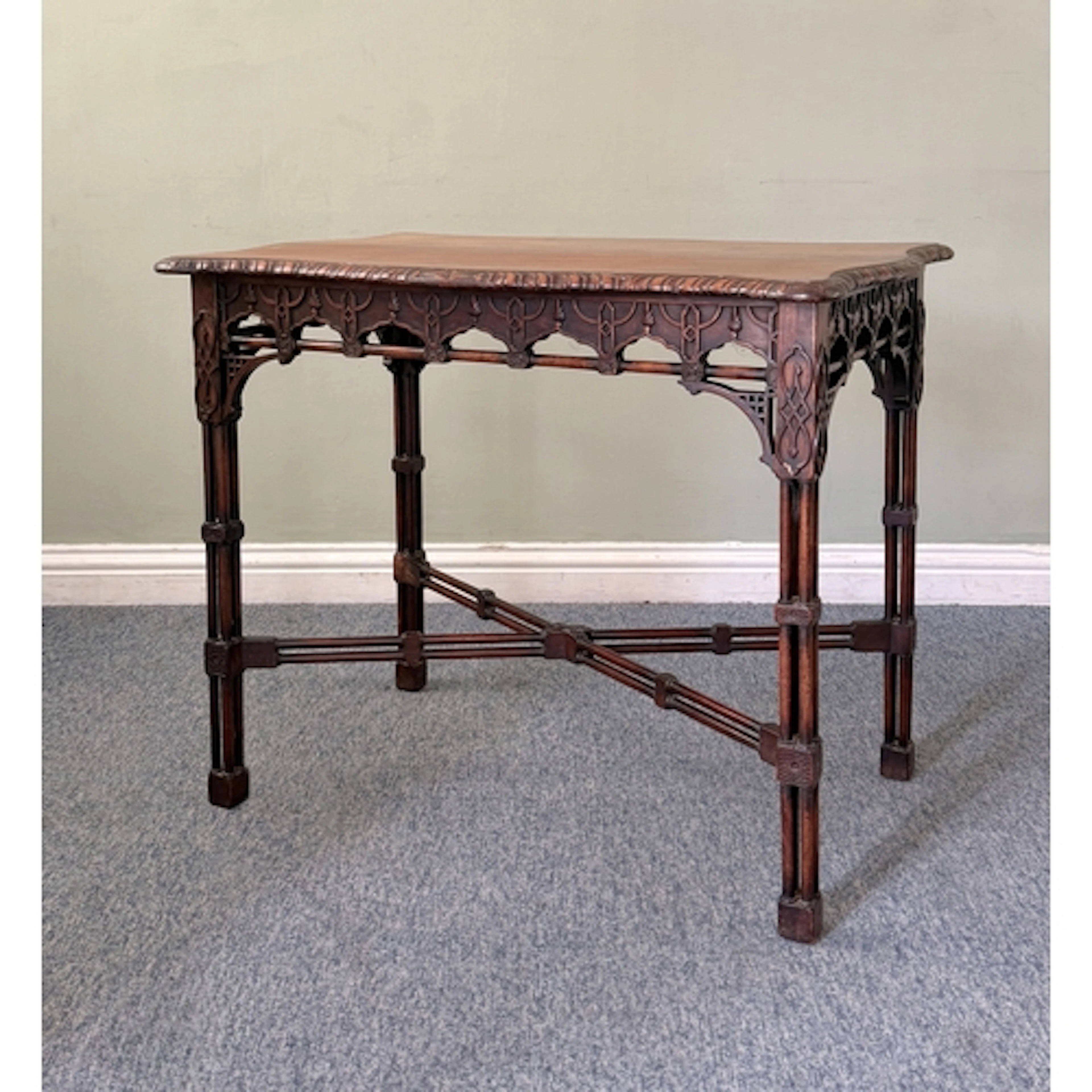 A fine quality late 19th century mahogany centre table in th...