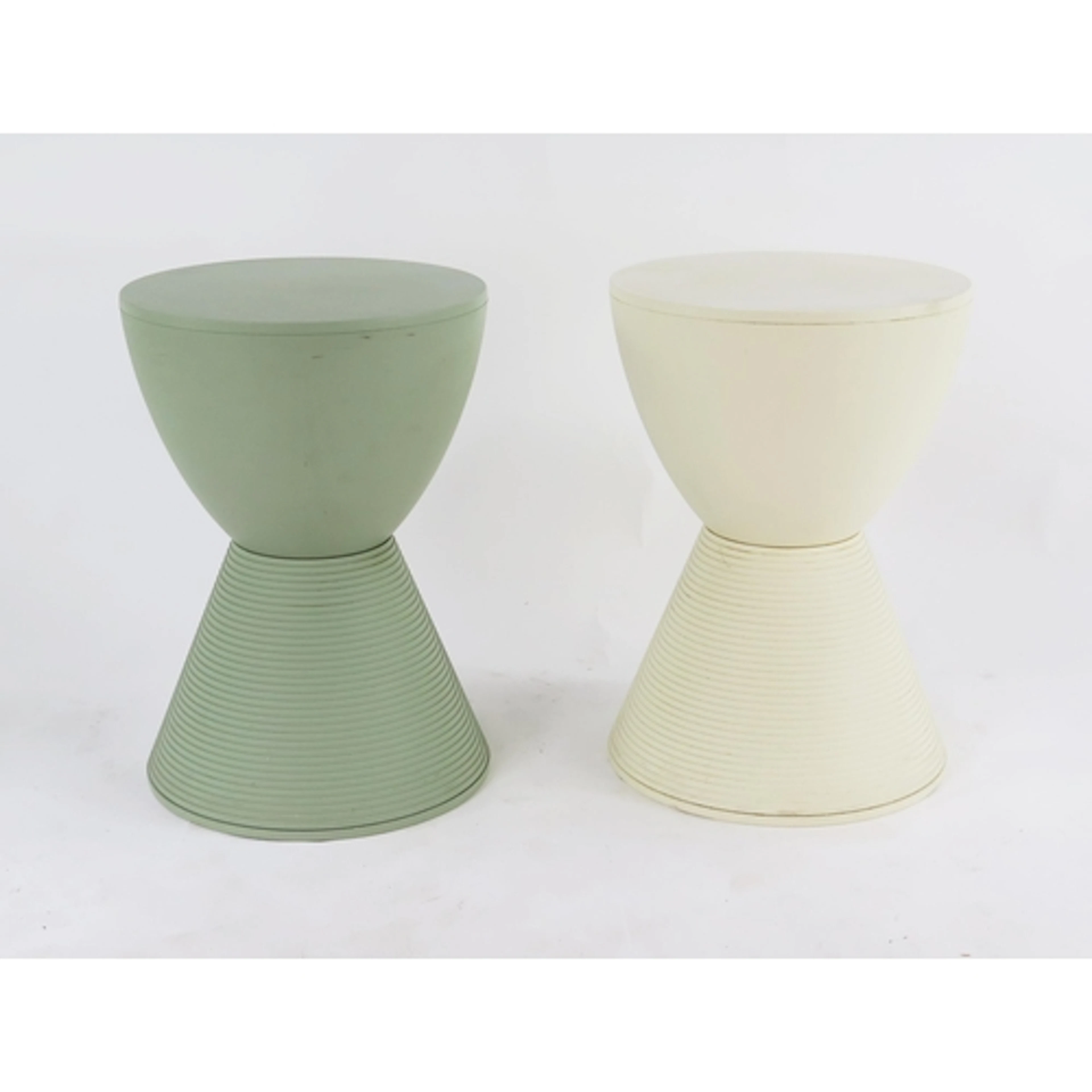 Two Philippe Starck, Prince Kartell Aha stools (1990's) made...