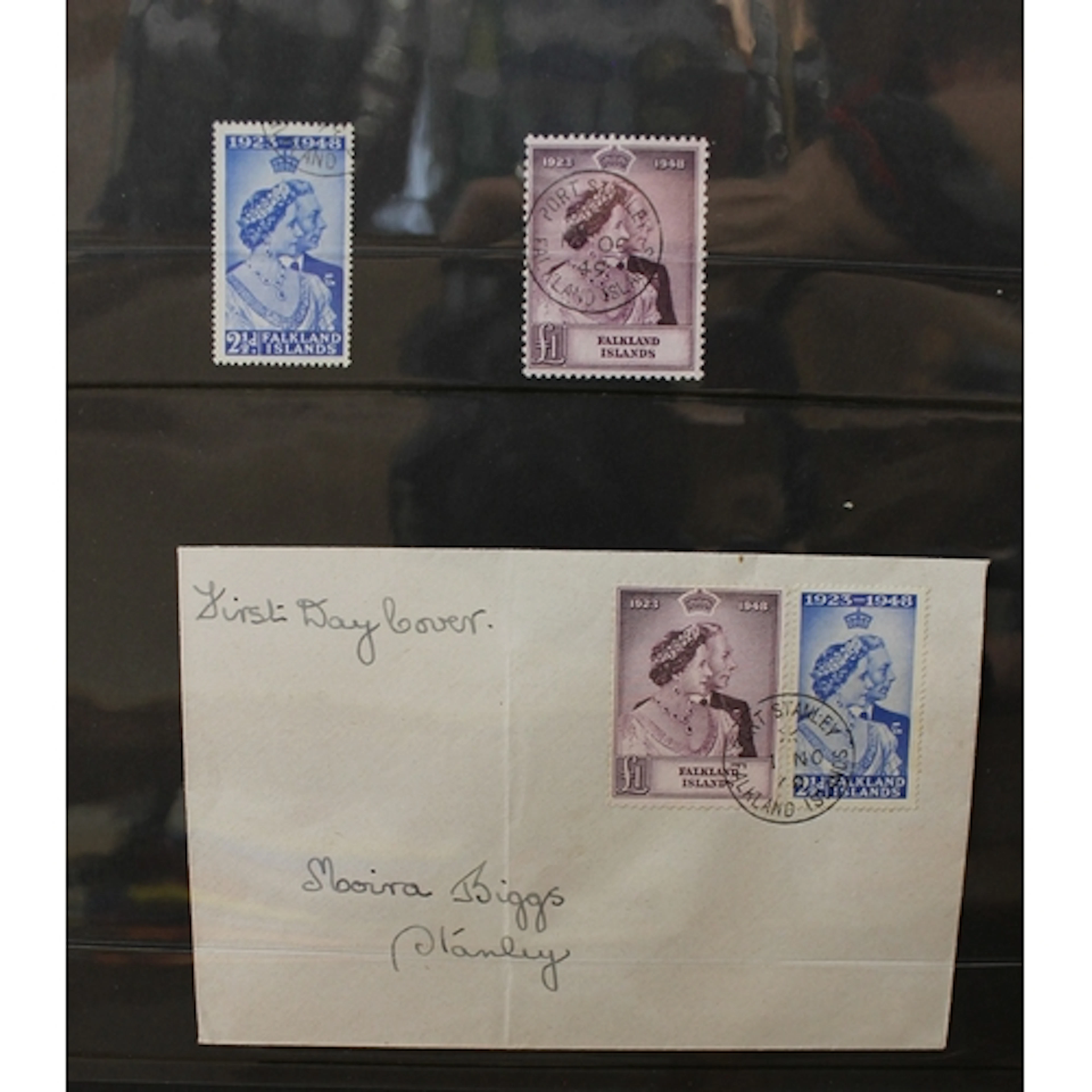 Falkland Islands. 1948 RSW U, with Port Stanley cds, and an ...