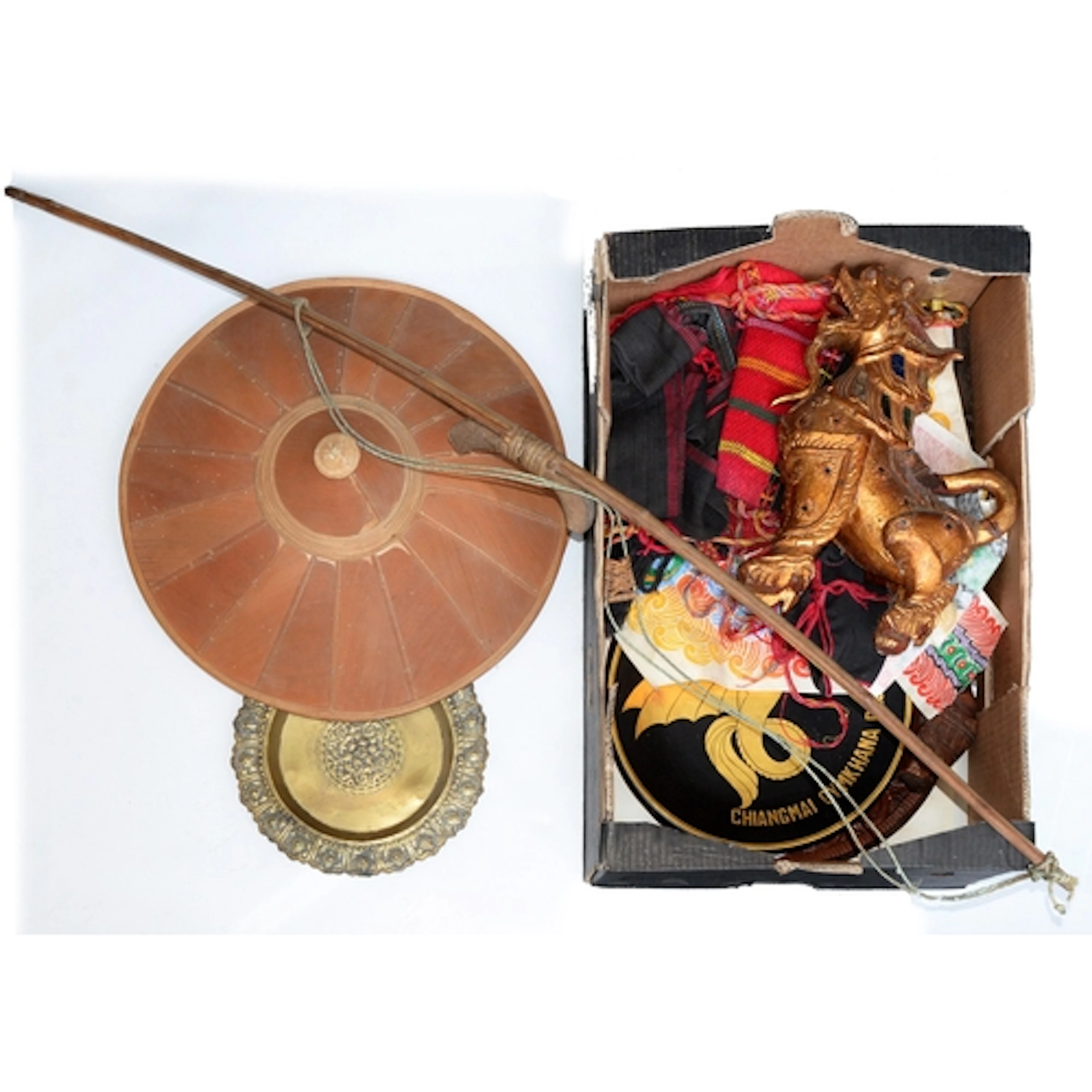 Miscellaneous South East Asian works of art, including a rep...