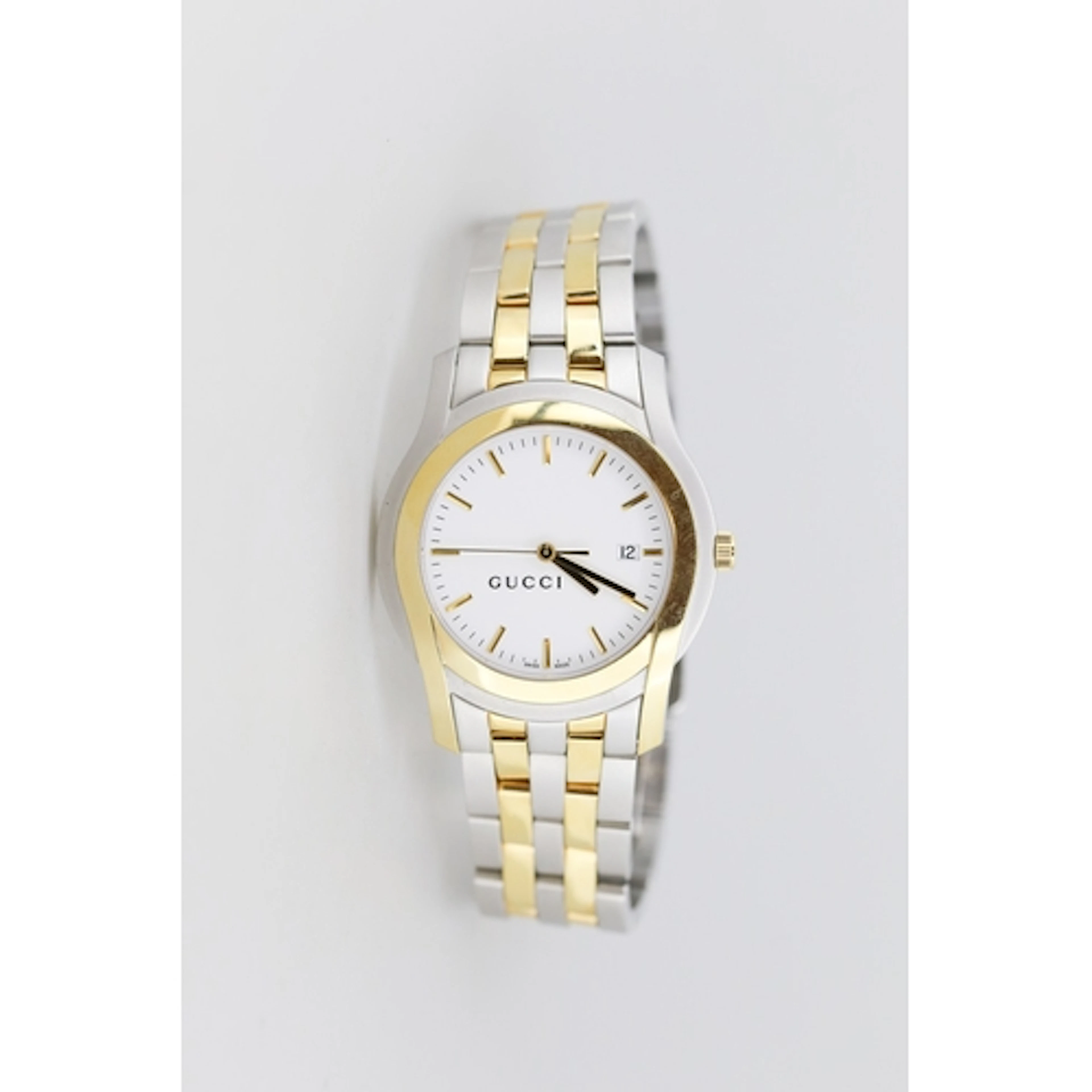 Gucci G-Class 5500 XL, Gentlemen's Bimetal Swiss Made Quartz...