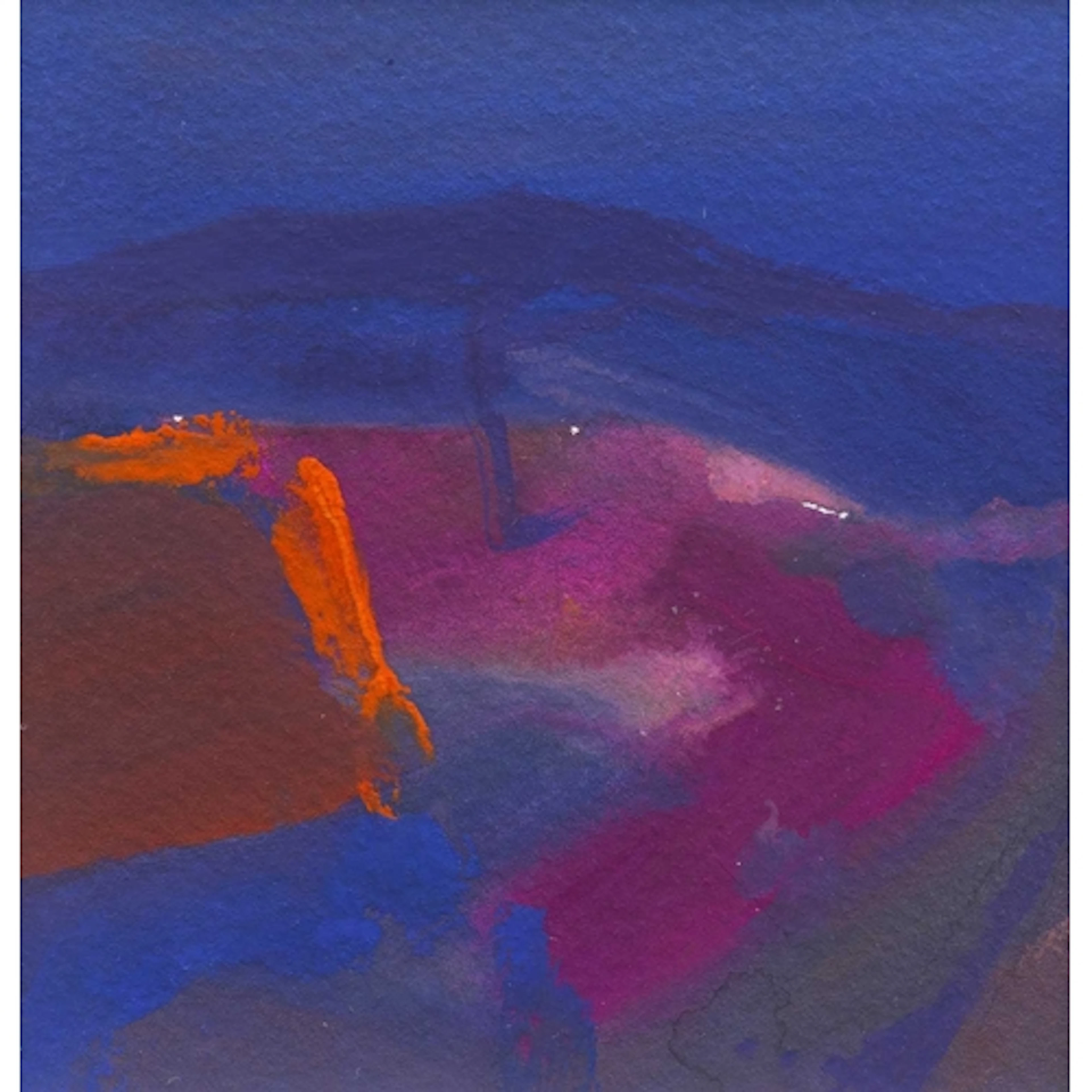 § John MILLER (1931-2002) Penwith Landscape Gouache, stamp s...