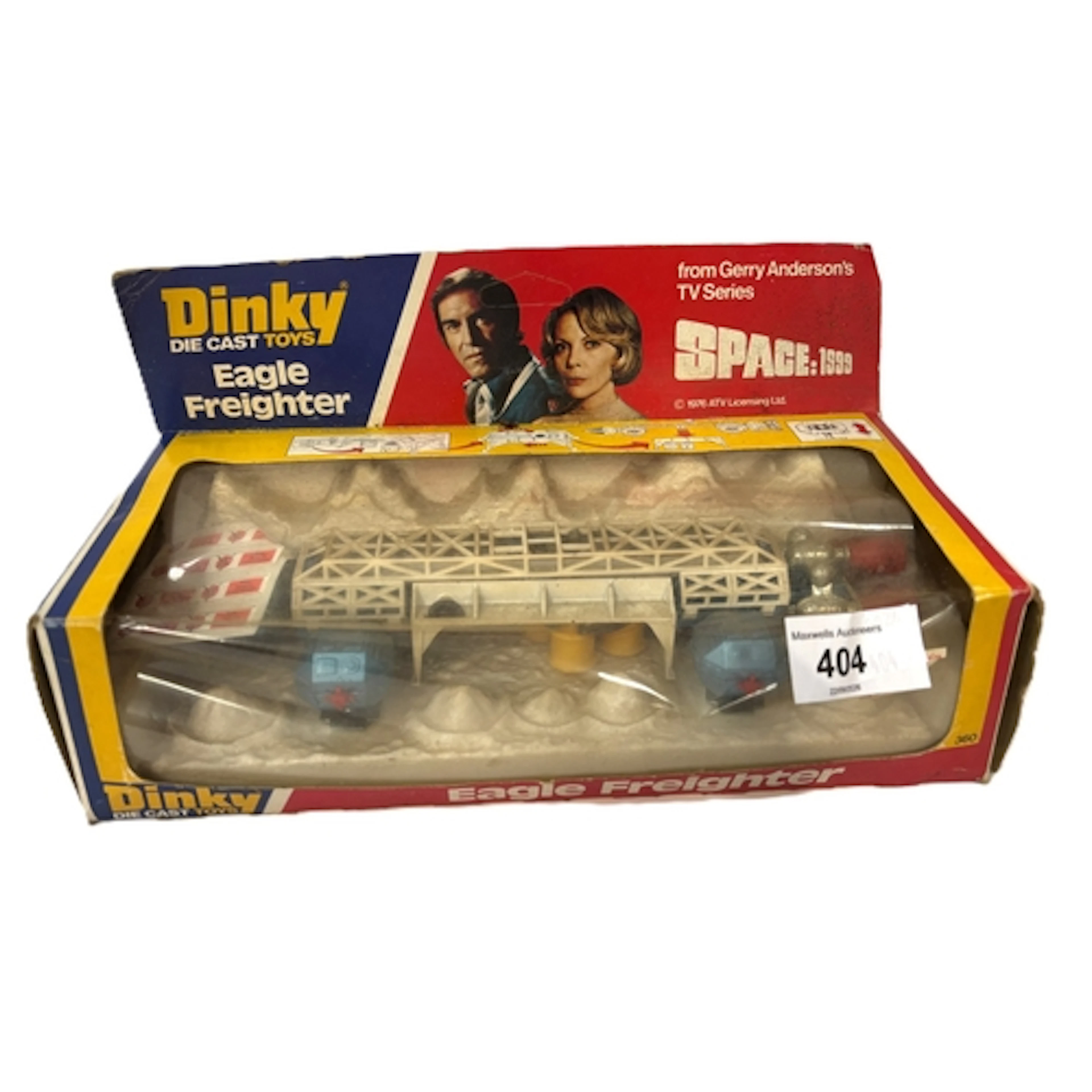 Dinky Die Cast Toys Space:1999 Eagle Freighter No 360 with b...