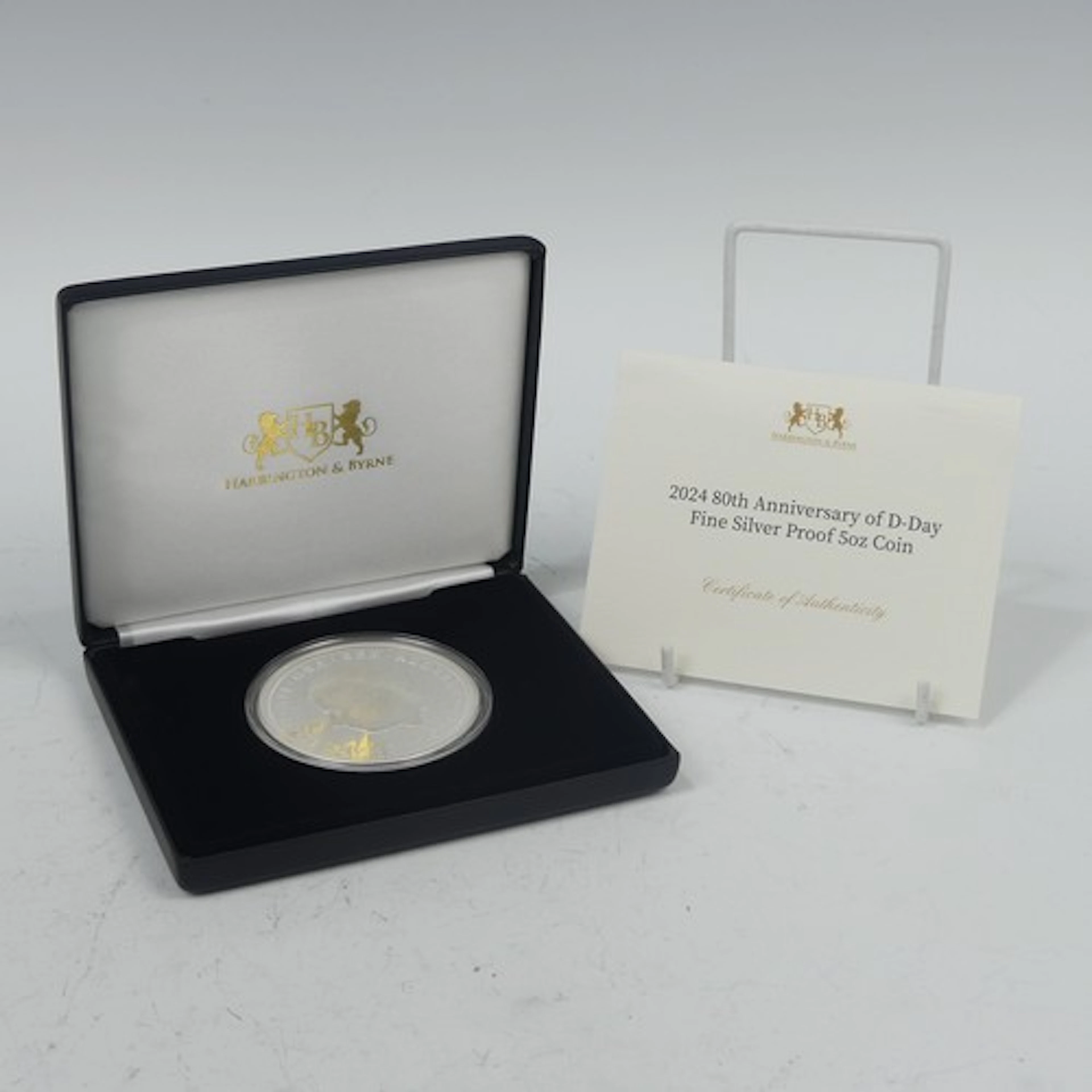 A Charles III fine silver (.999) proof 5oz Coin, Alderney is...