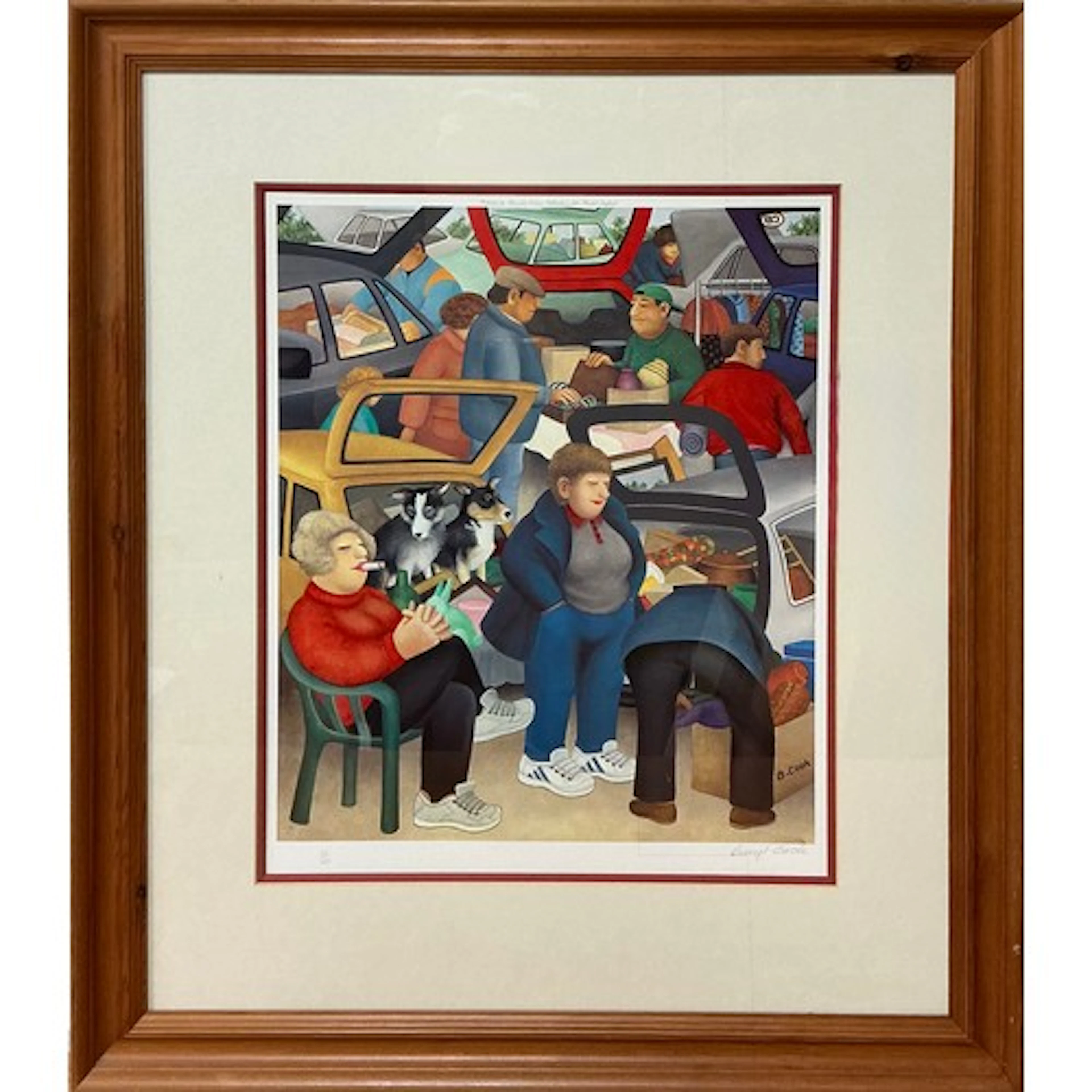 Beryl Cook (British, 1926-2008), by and after Boot Sale si...