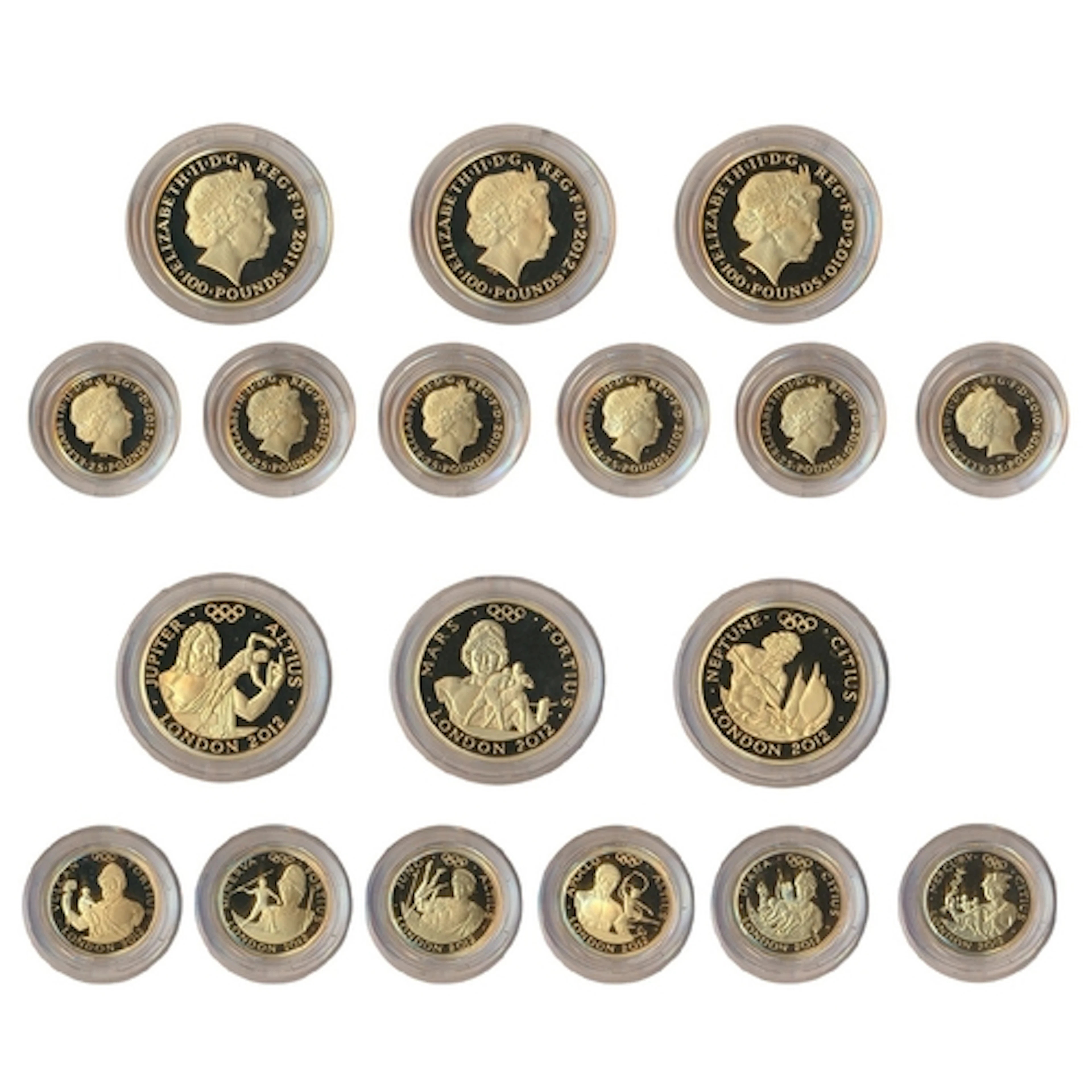 Investment Gold Lot - Documents Required. 2012 Olympics Gree...