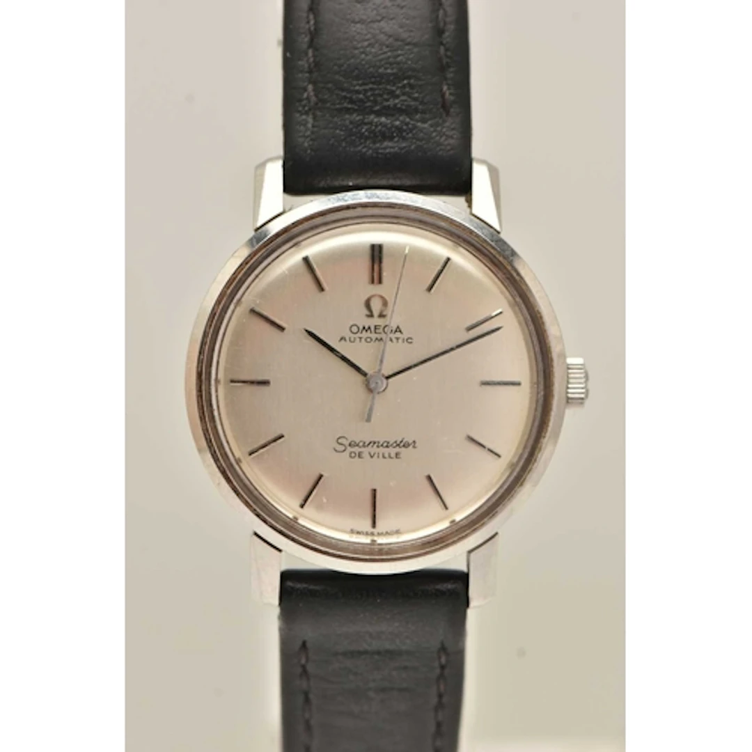 A STAINLESS STEEL 'OMEGA AUTOMATIC SEAMASTER DE VILLE' WRIST...