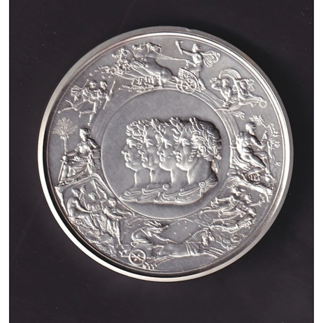 Royal Mint 1990 Battle of Waterloo 175th Anniversary sterlin...