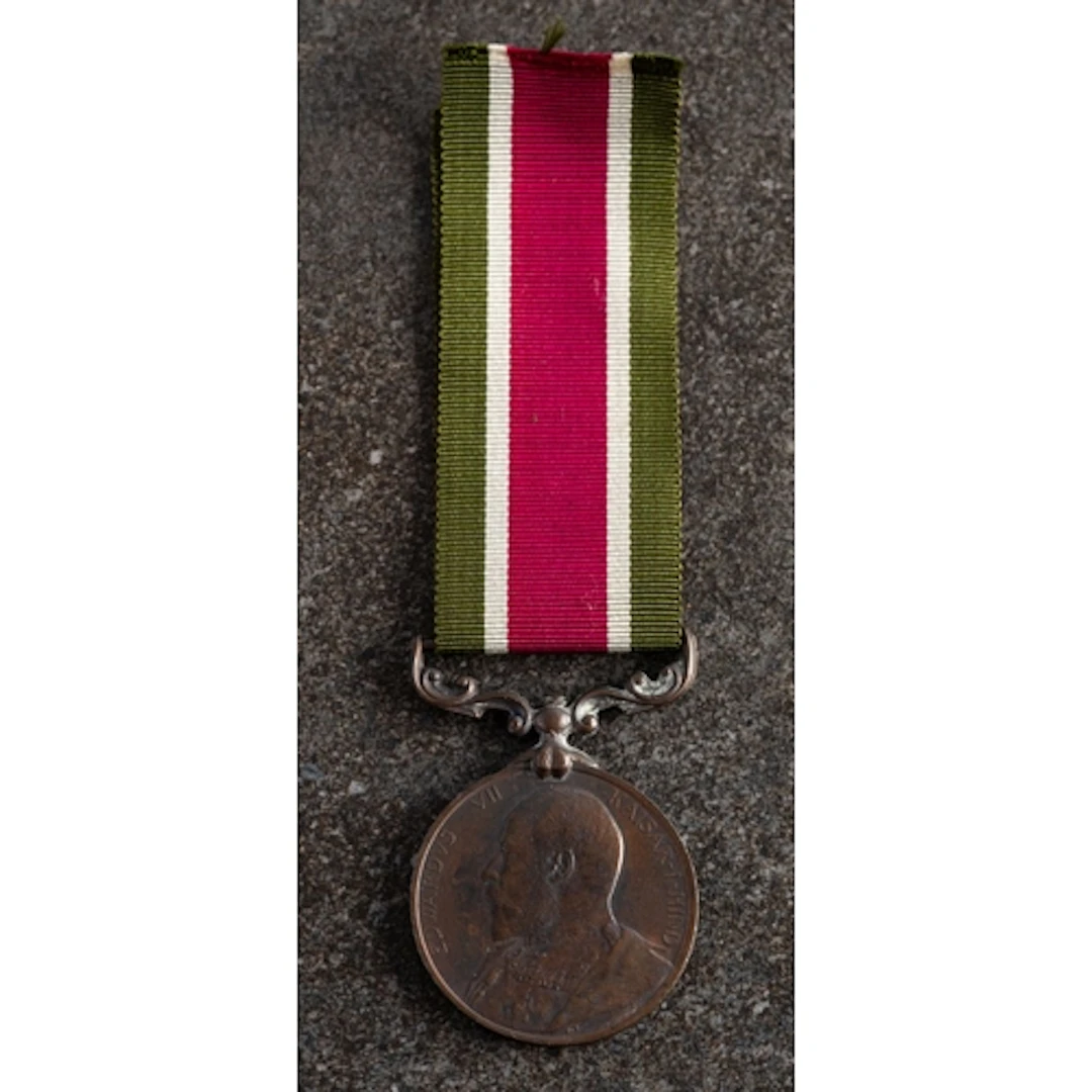 A Bronze Tibet Medal 1903-04, naming illegible.