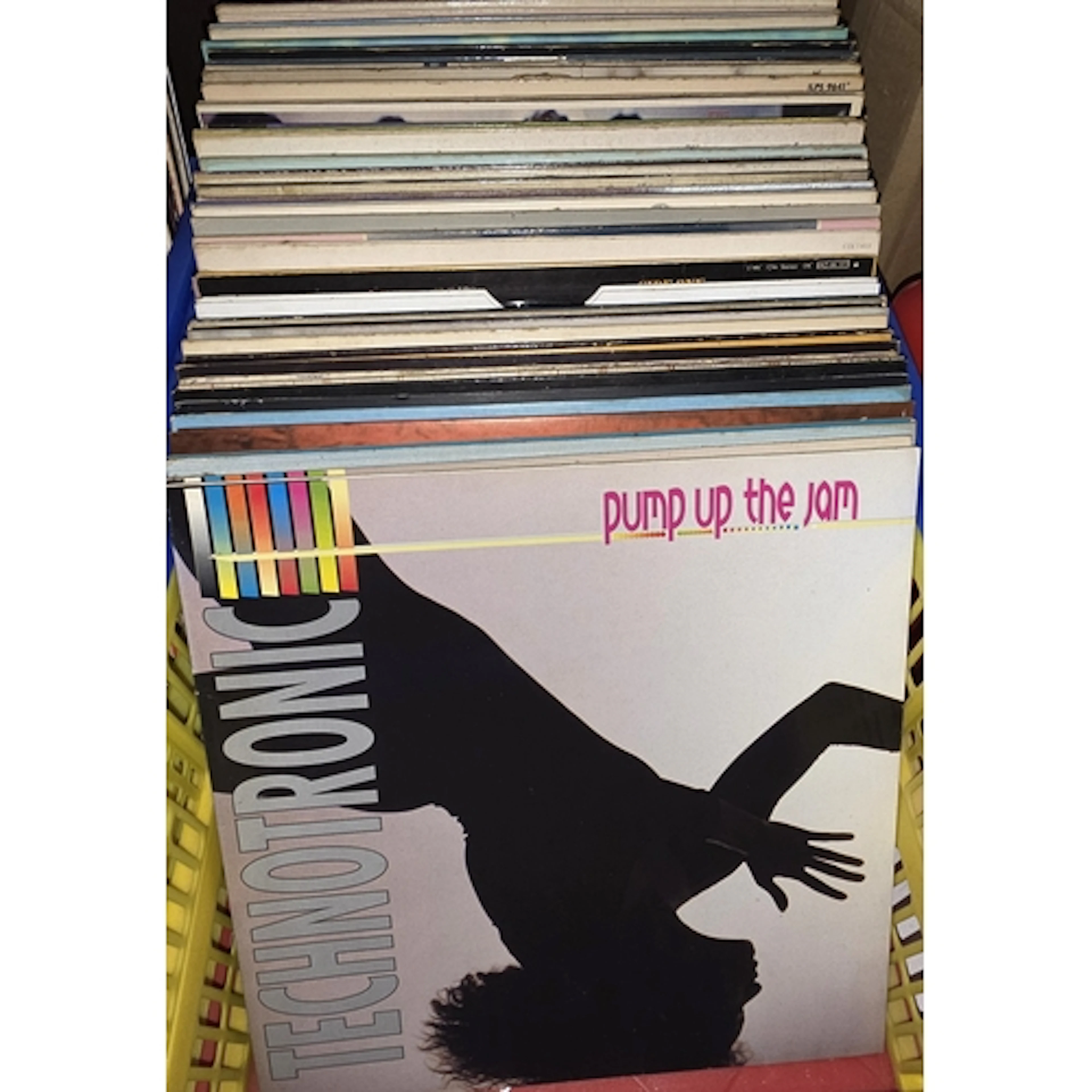 A selection of 1980's vinyl LP's.