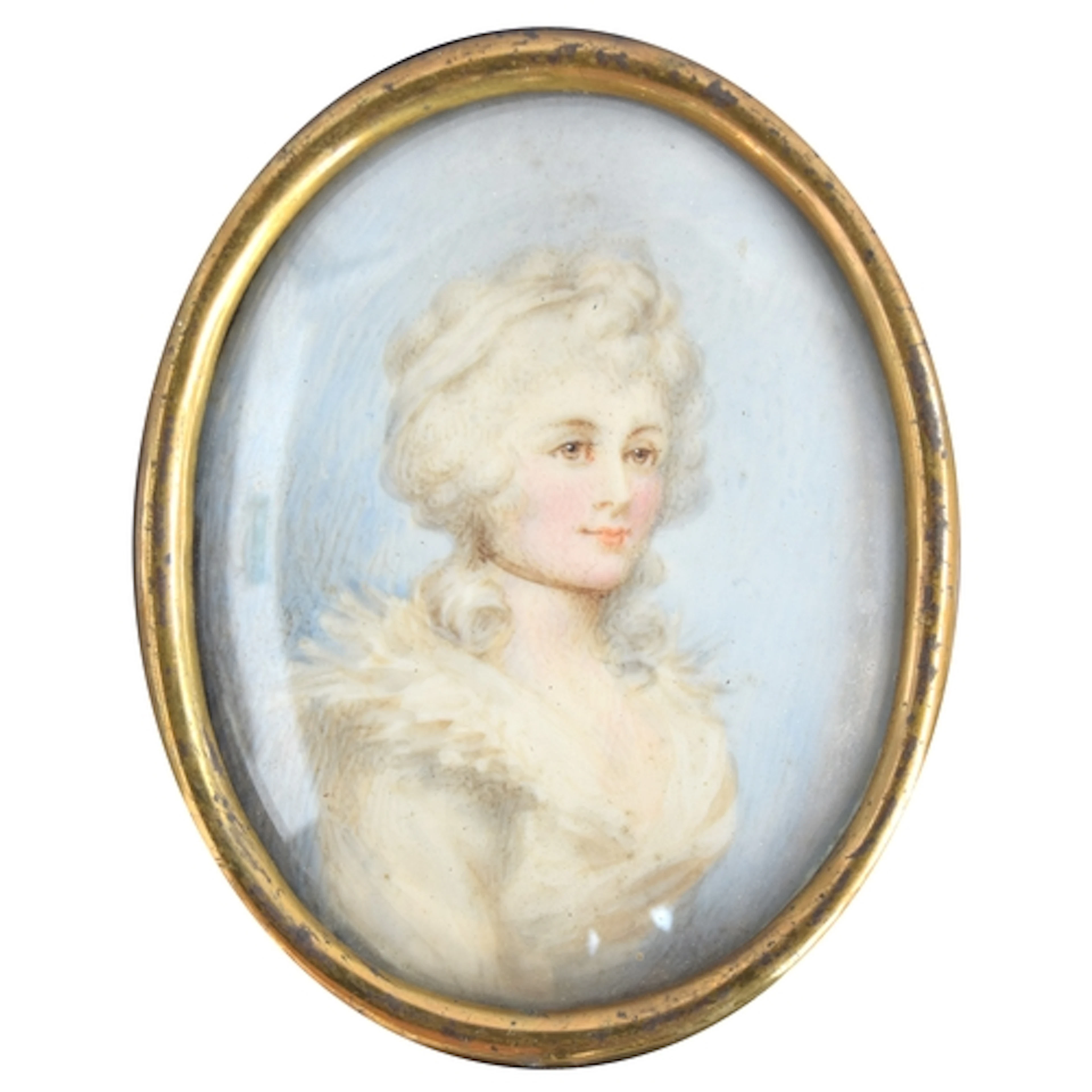 After Richard Cosway (1742-1821), a late 18th century portra...