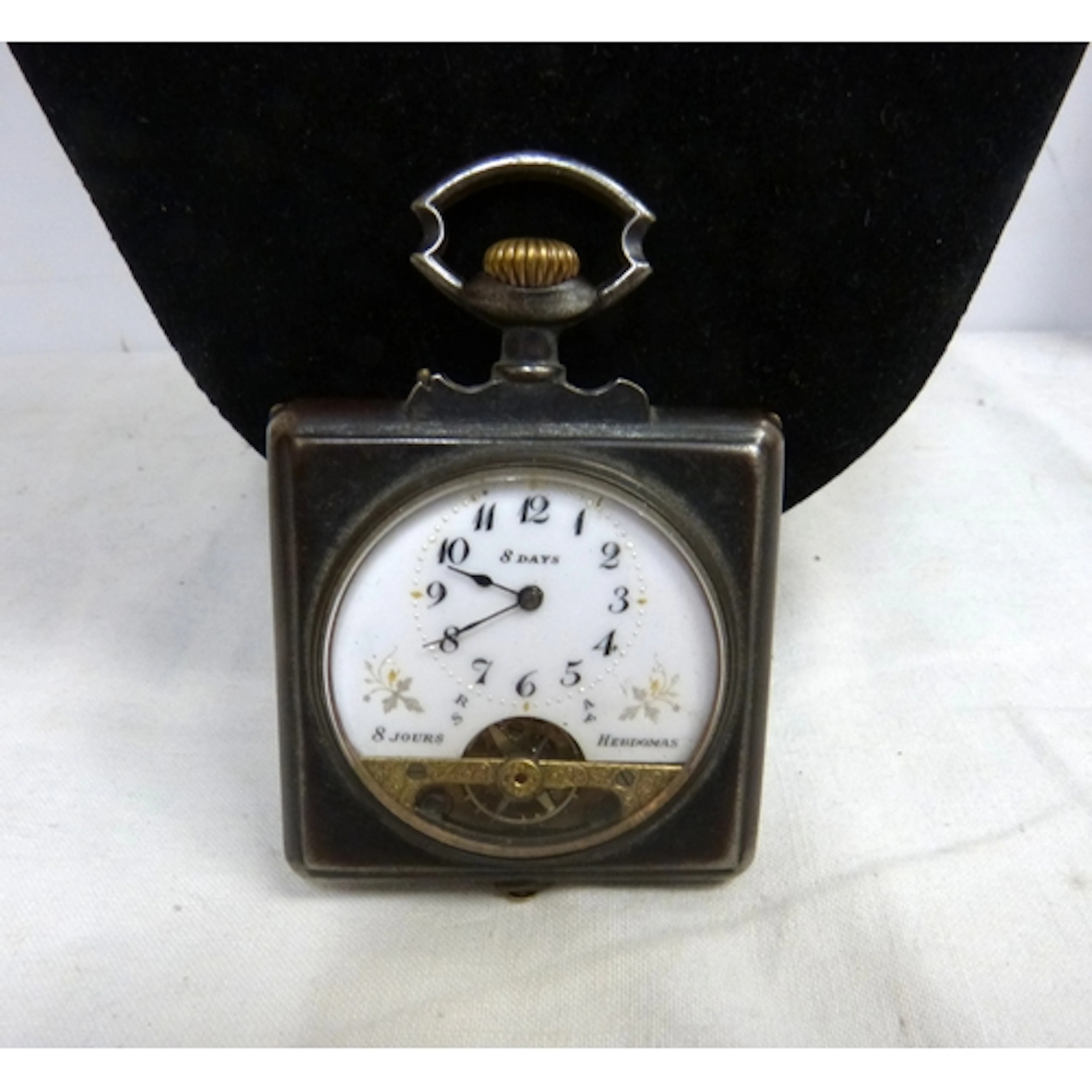 8 day Hebdomas pocket watch.