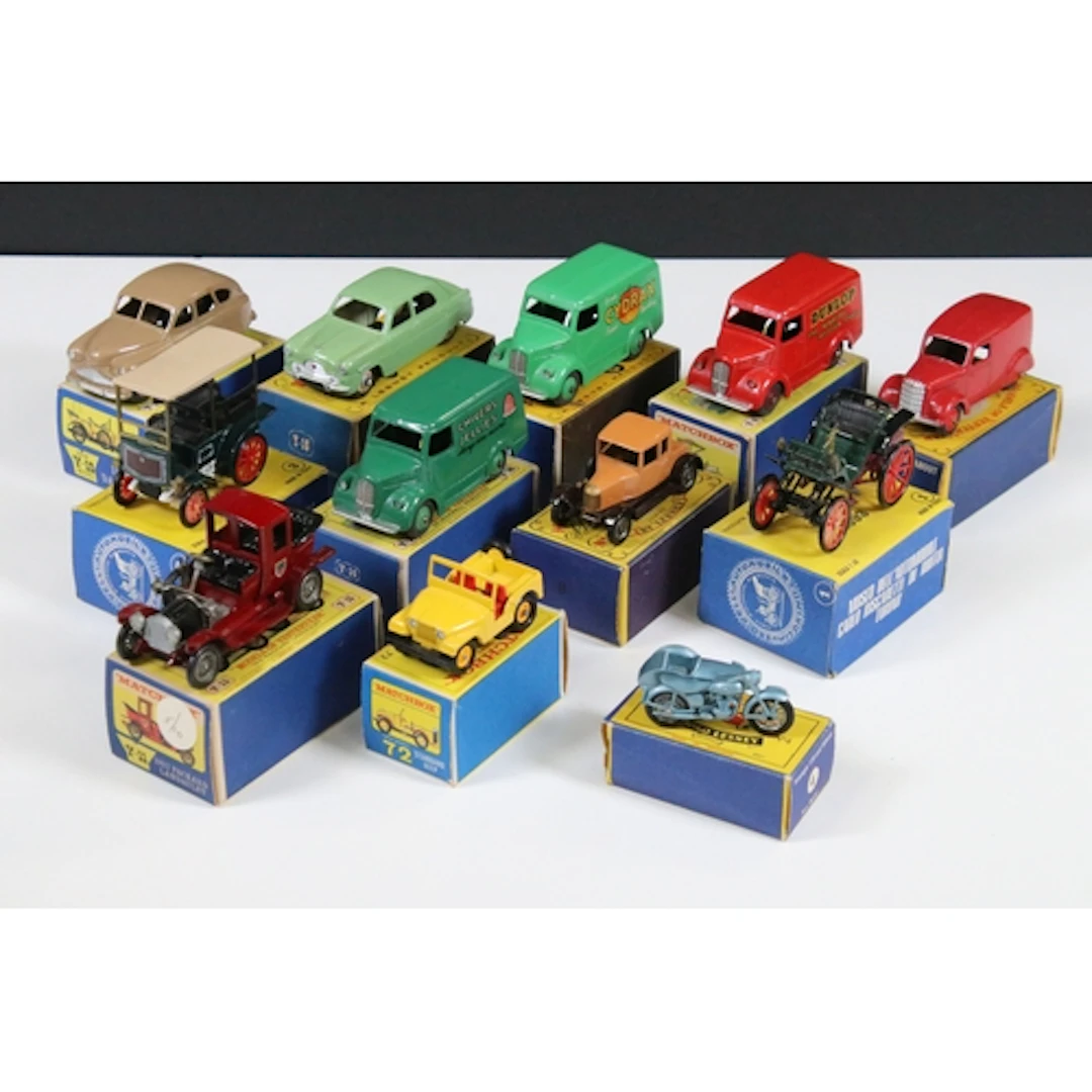 Ten boxed Matchbox diecast models to include Matchbox Series...