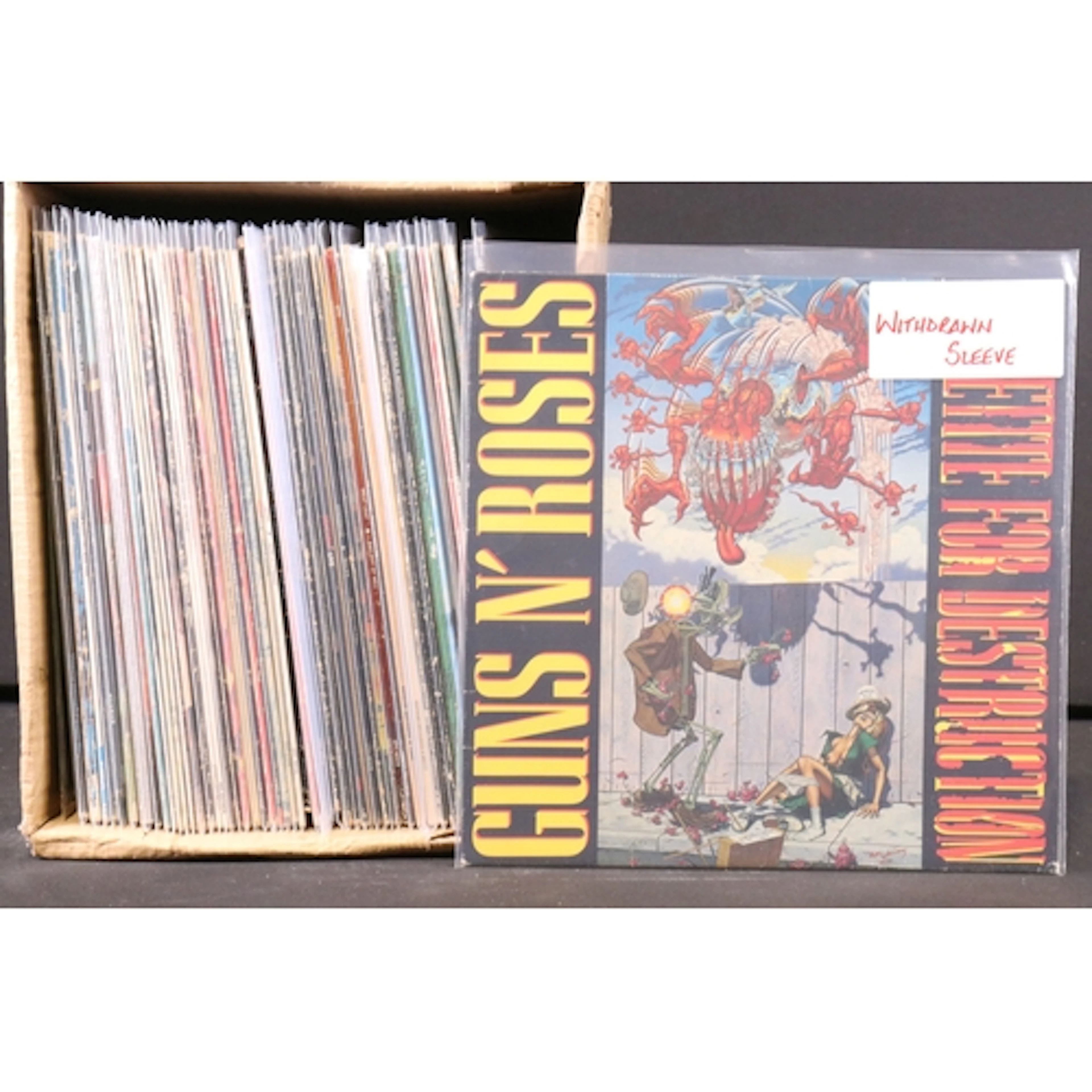 Vinyl - 55 LPs and 1 7" from US rock artists to include Guns...