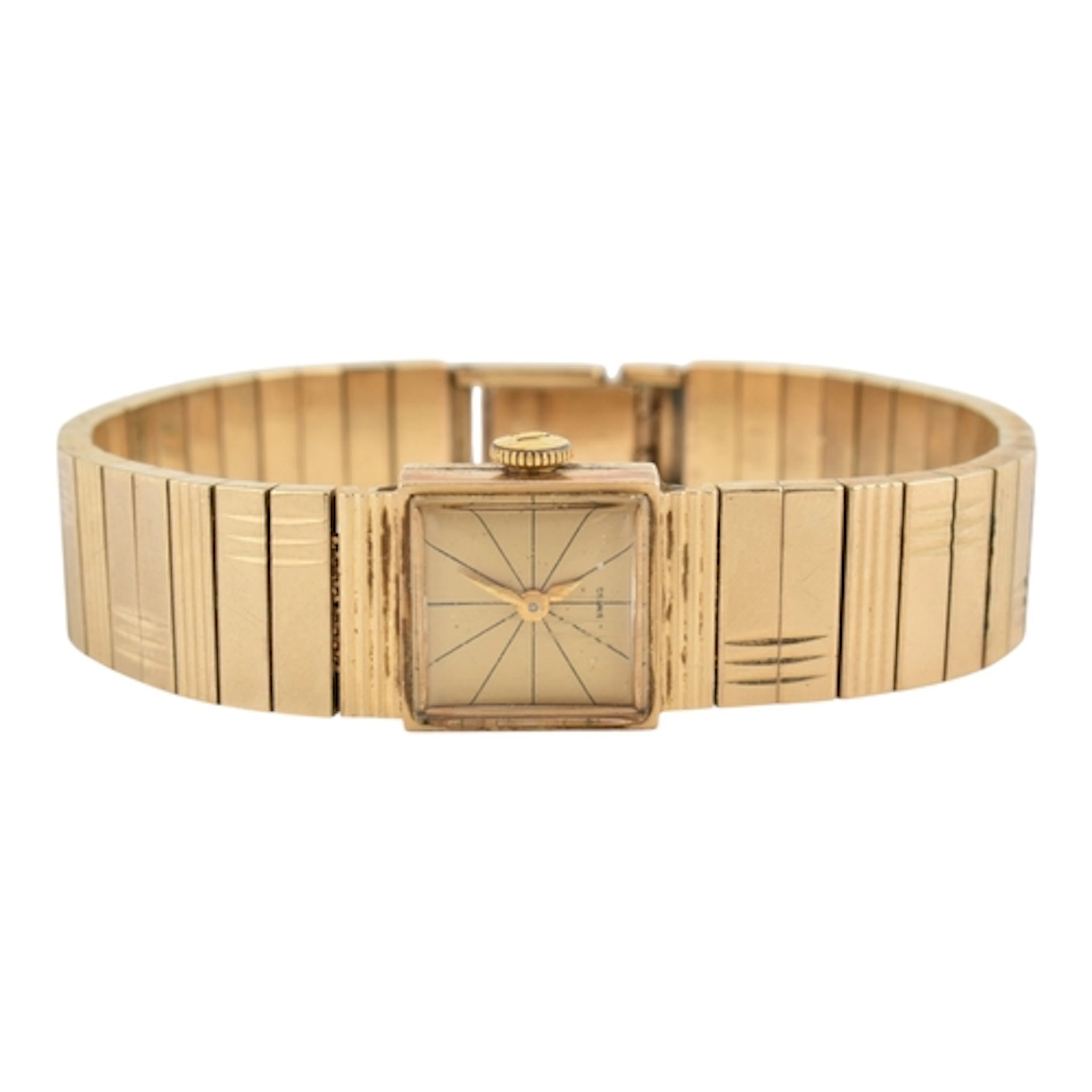 A 1960s hallmarked 9ct gold Universal Geneva 17 jewel wrist ...