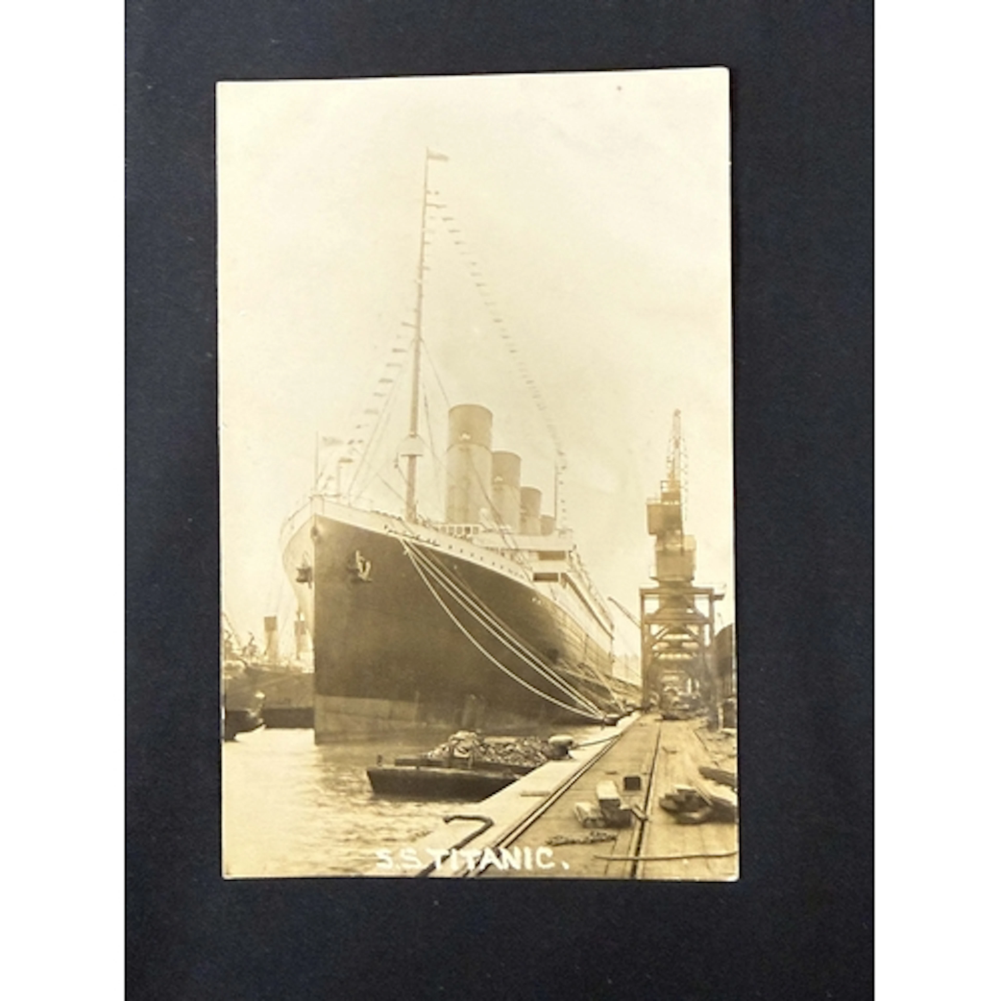 R.M.S. Titanic: R.M.S. Titanic: Real photo postcard of Tita...