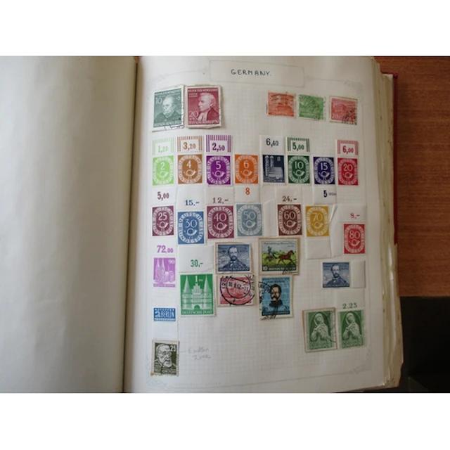 World Misc. unsorted range of material in albums stock books...