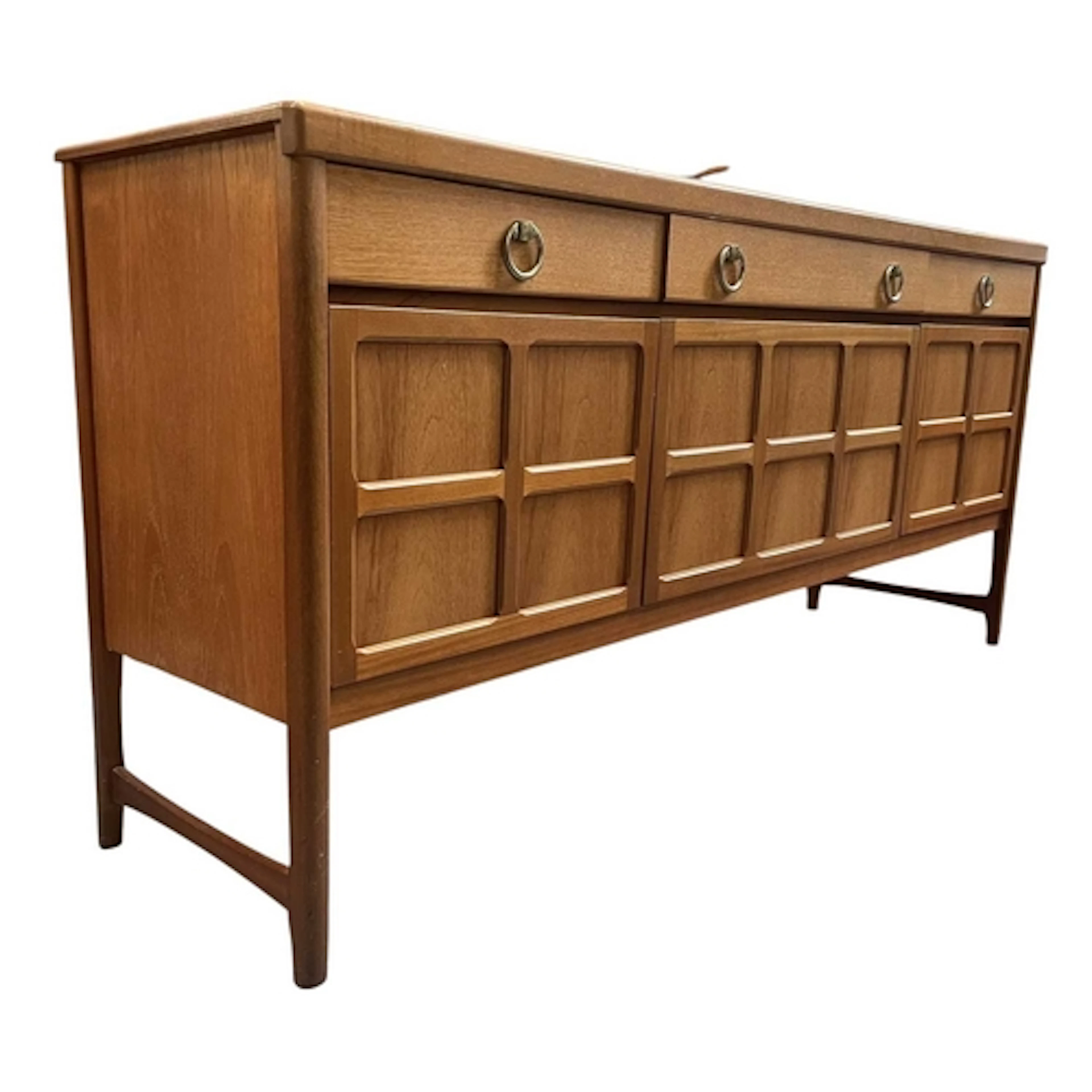 Nathan - Squares - a retro mid 20th century circa 1970s teak...