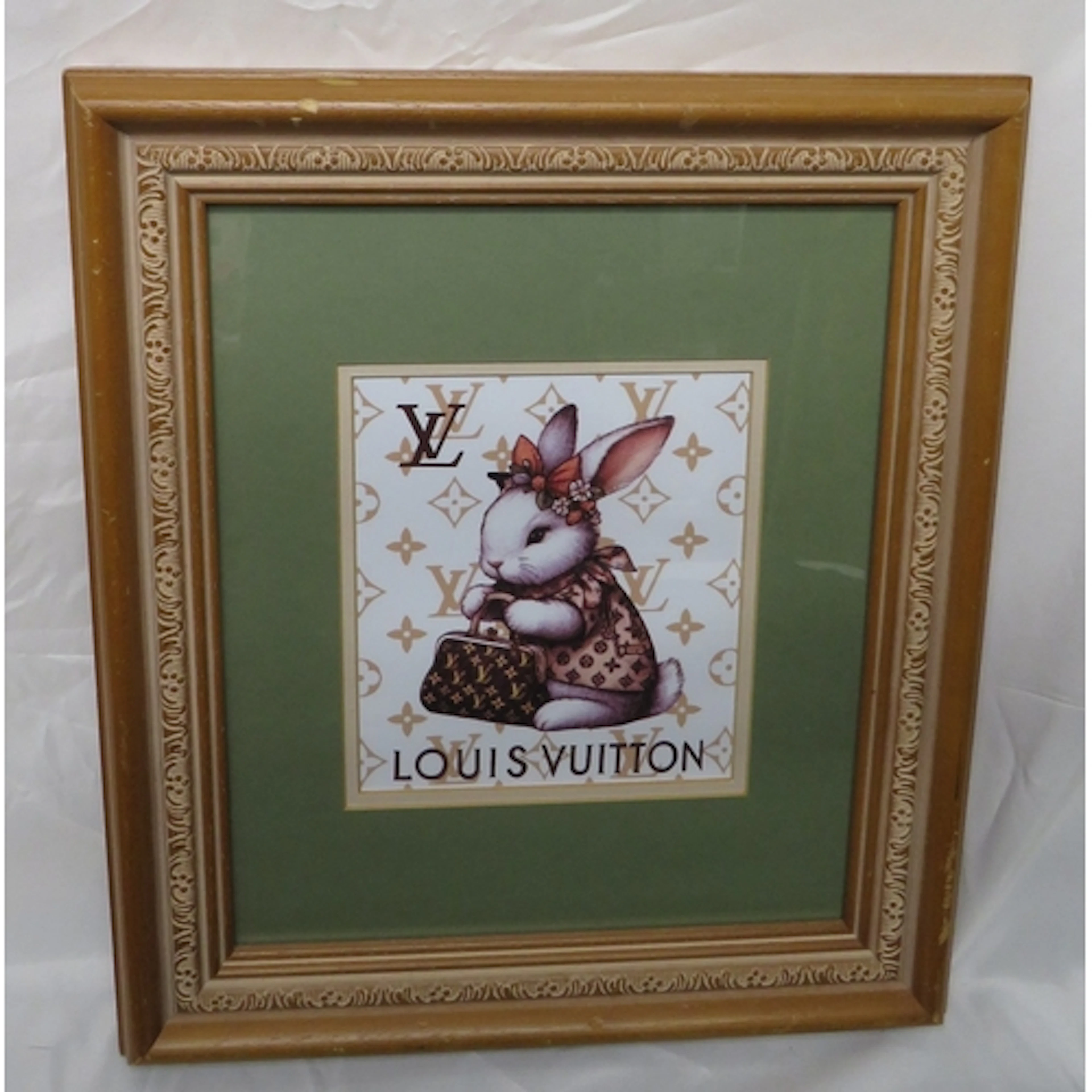 F/g Print Louis Vuitton Bunny, 33cm x 38cm