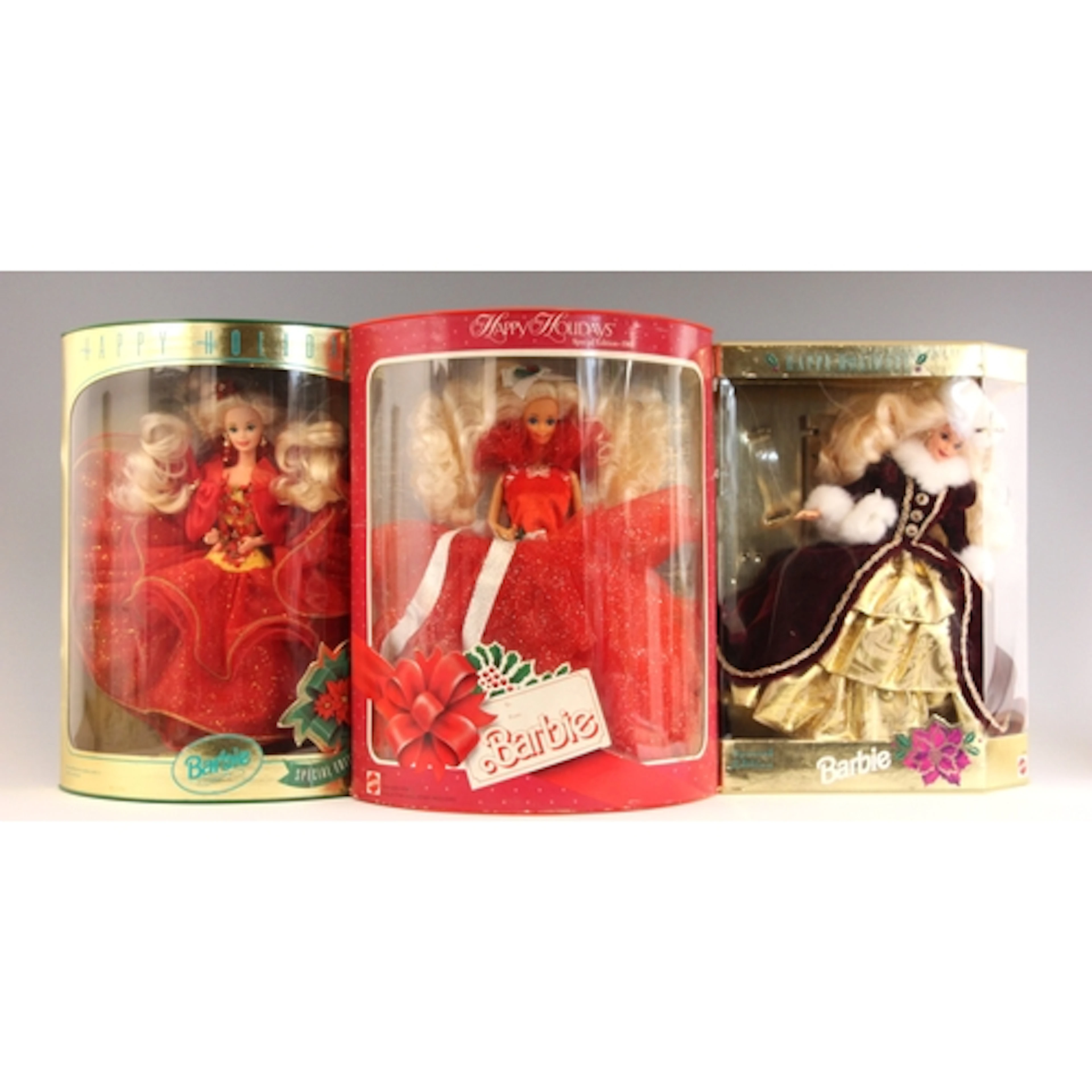 A Barbie 'Happy Holidays Special Edition -1988' by Mattel, w...