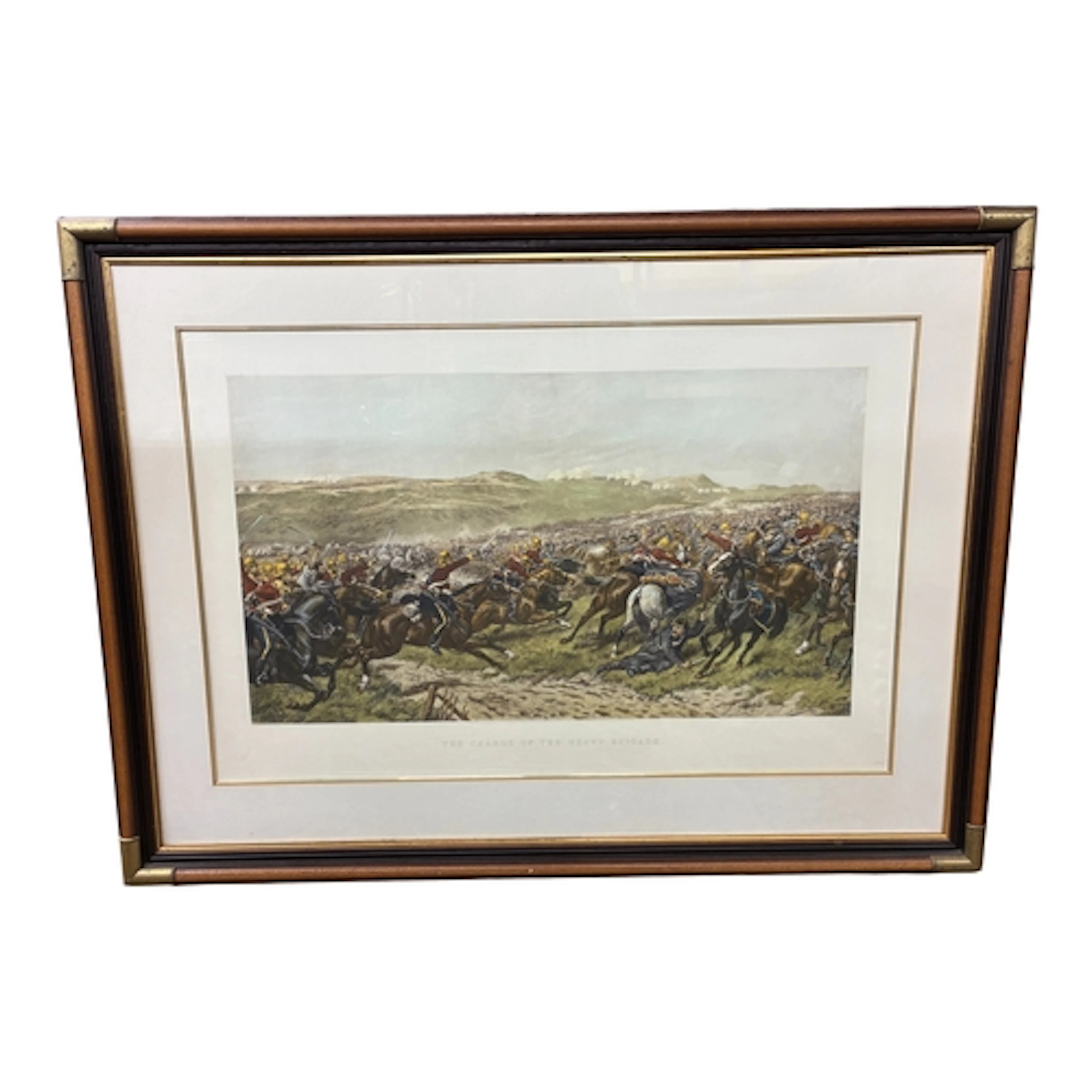 After G.D. Giles - The Charge of the Heavy Brigade, hand-col...
