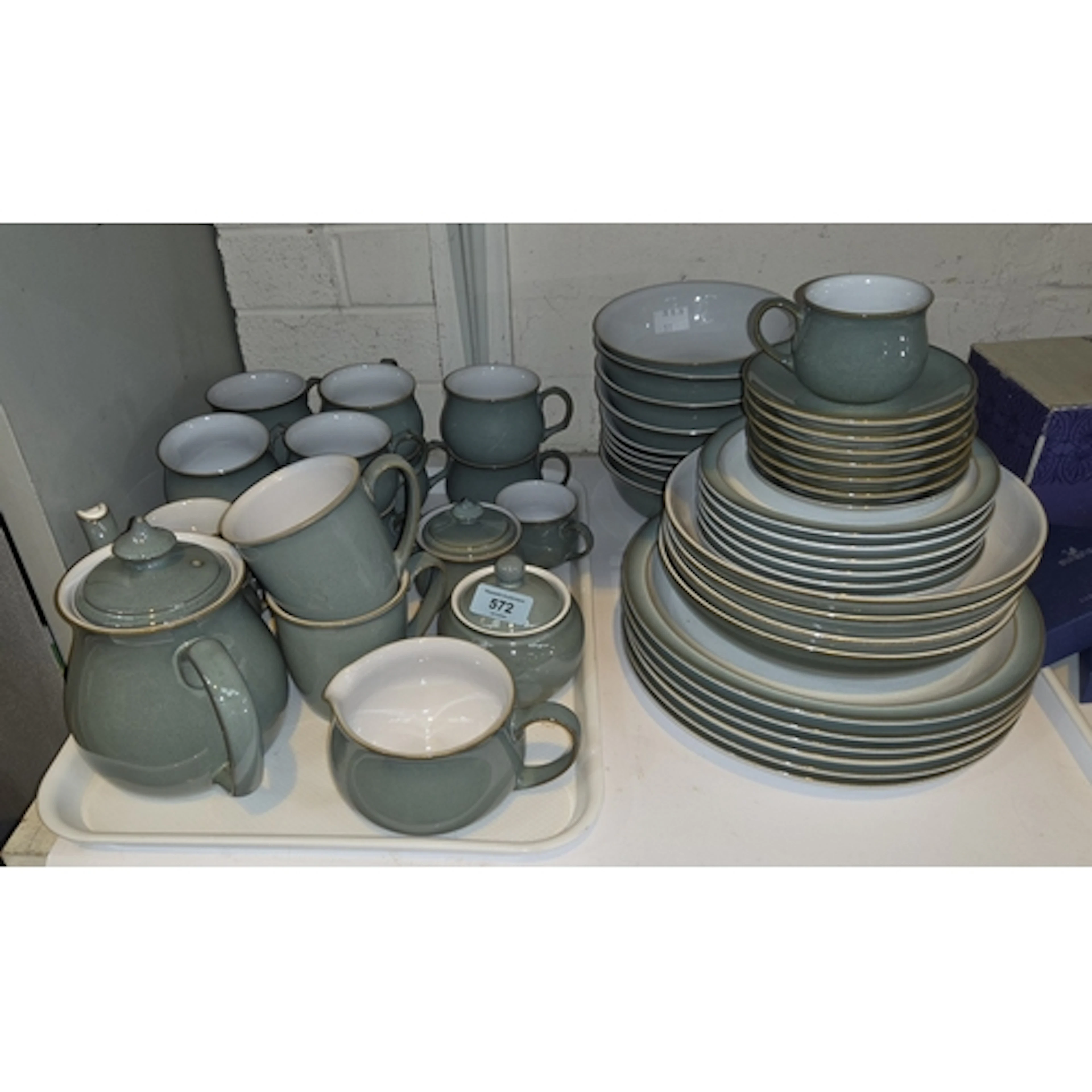 Denby stoneware dinner and tea service.