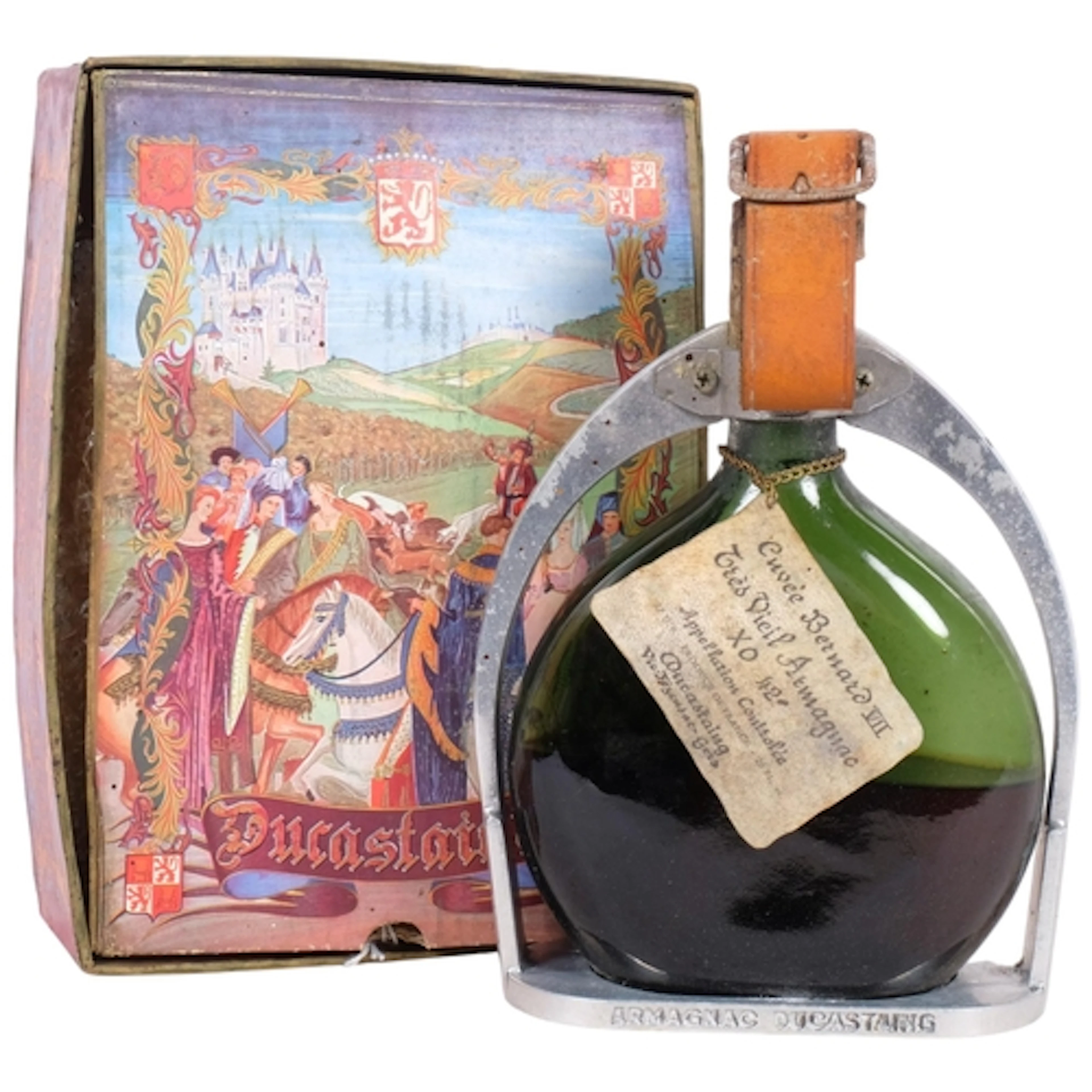 A bottle of Armagnac Ducastaing, Cuvee Bernard VII, original...