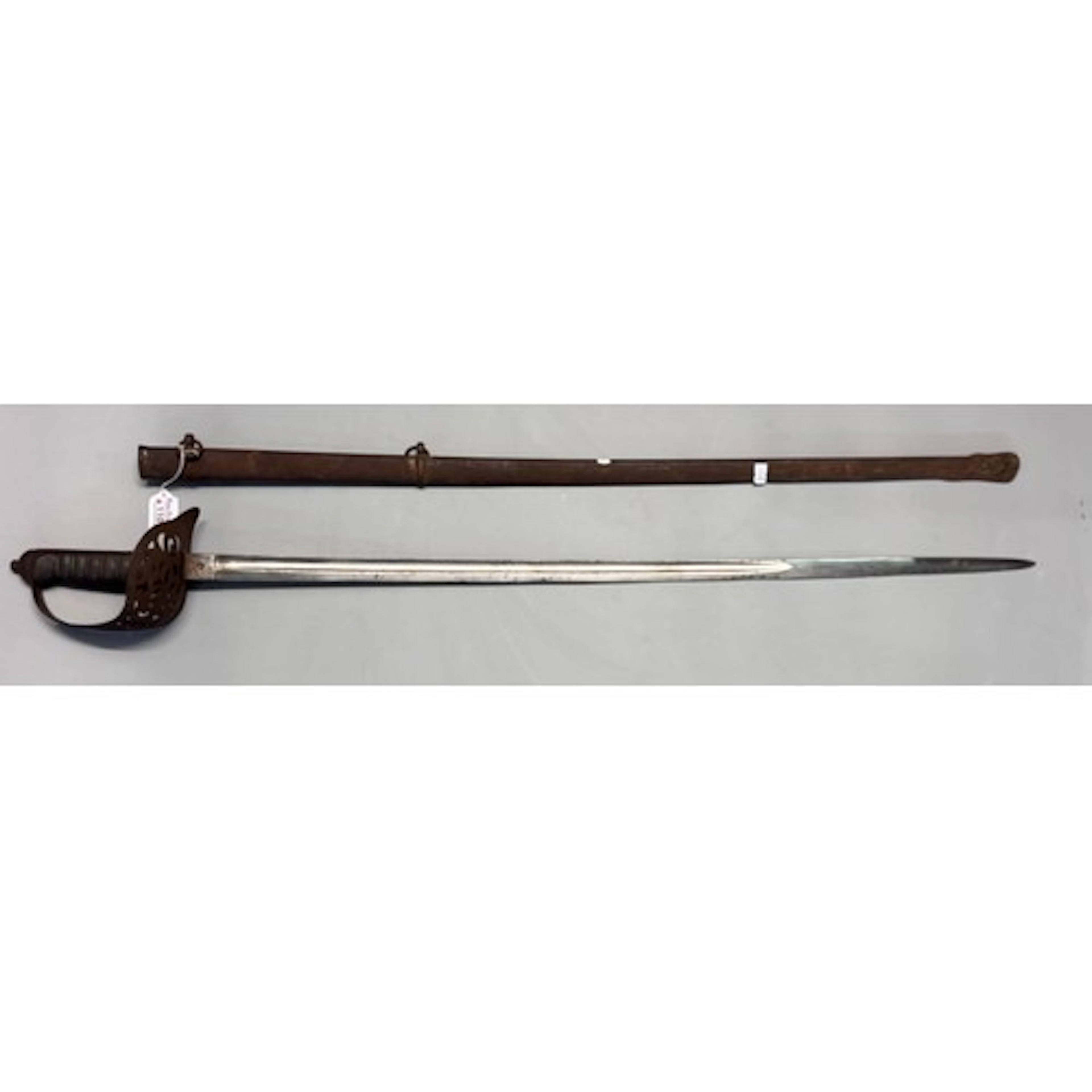 British 1897 Pattern officer’s sword, bearing Queen Victoria...
