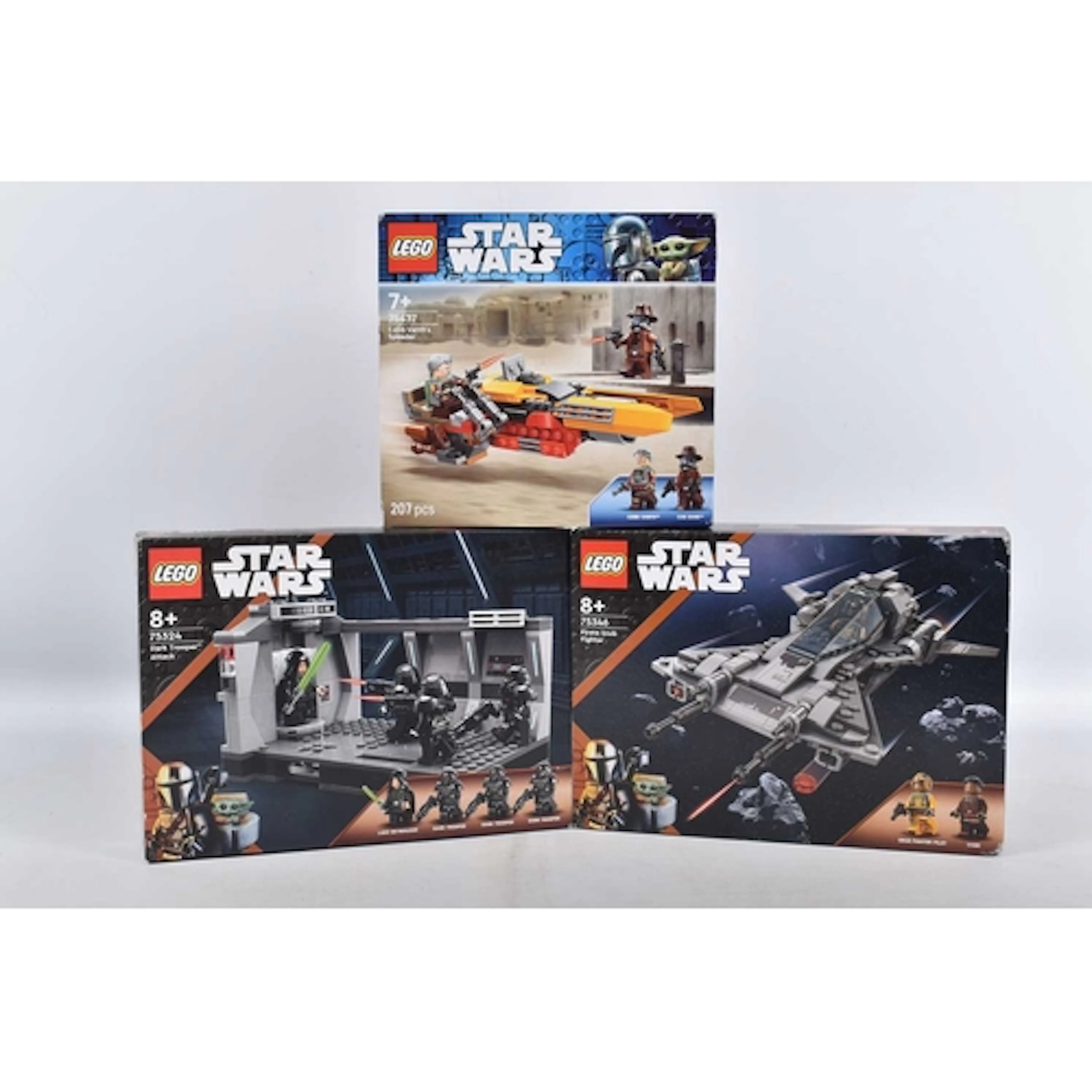 THREE BOXED SEALED STAR WARS MANDALORIAN LEGO SETS, to inclu...