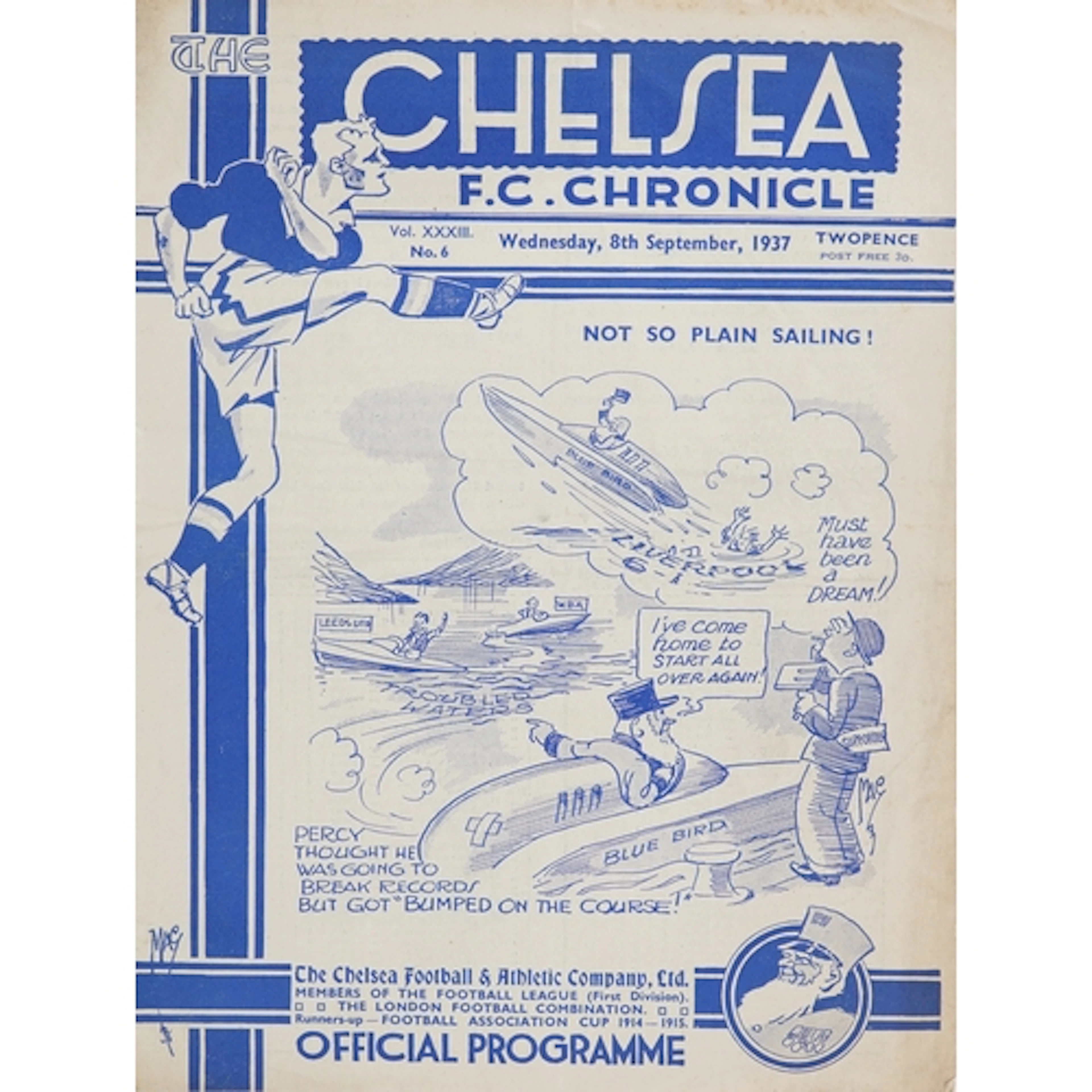Chelsea F.C. Chronicle official football programme - Not So ...