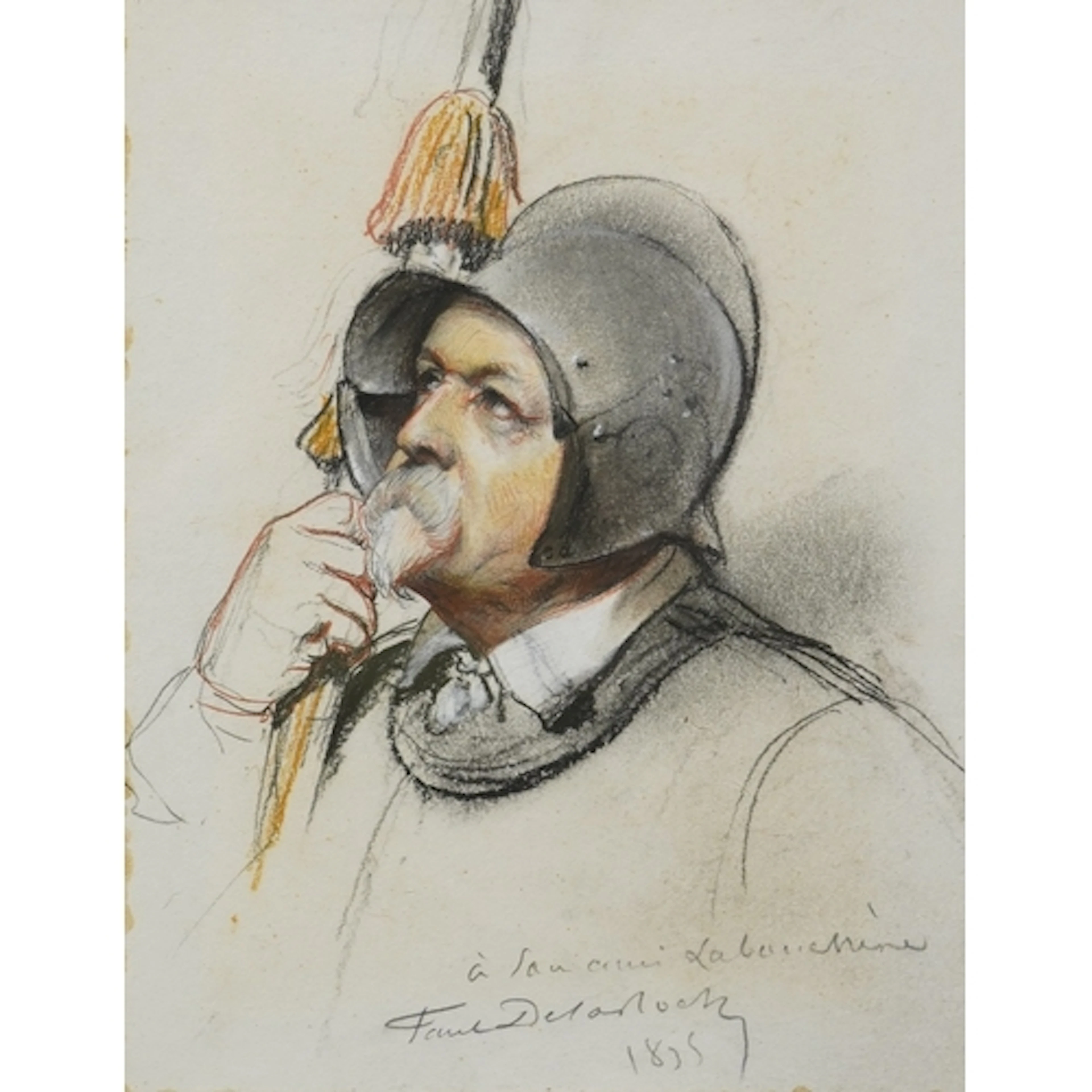 Paul Hippolyte Delaroche (French, 1797-1856) Study of a gen...