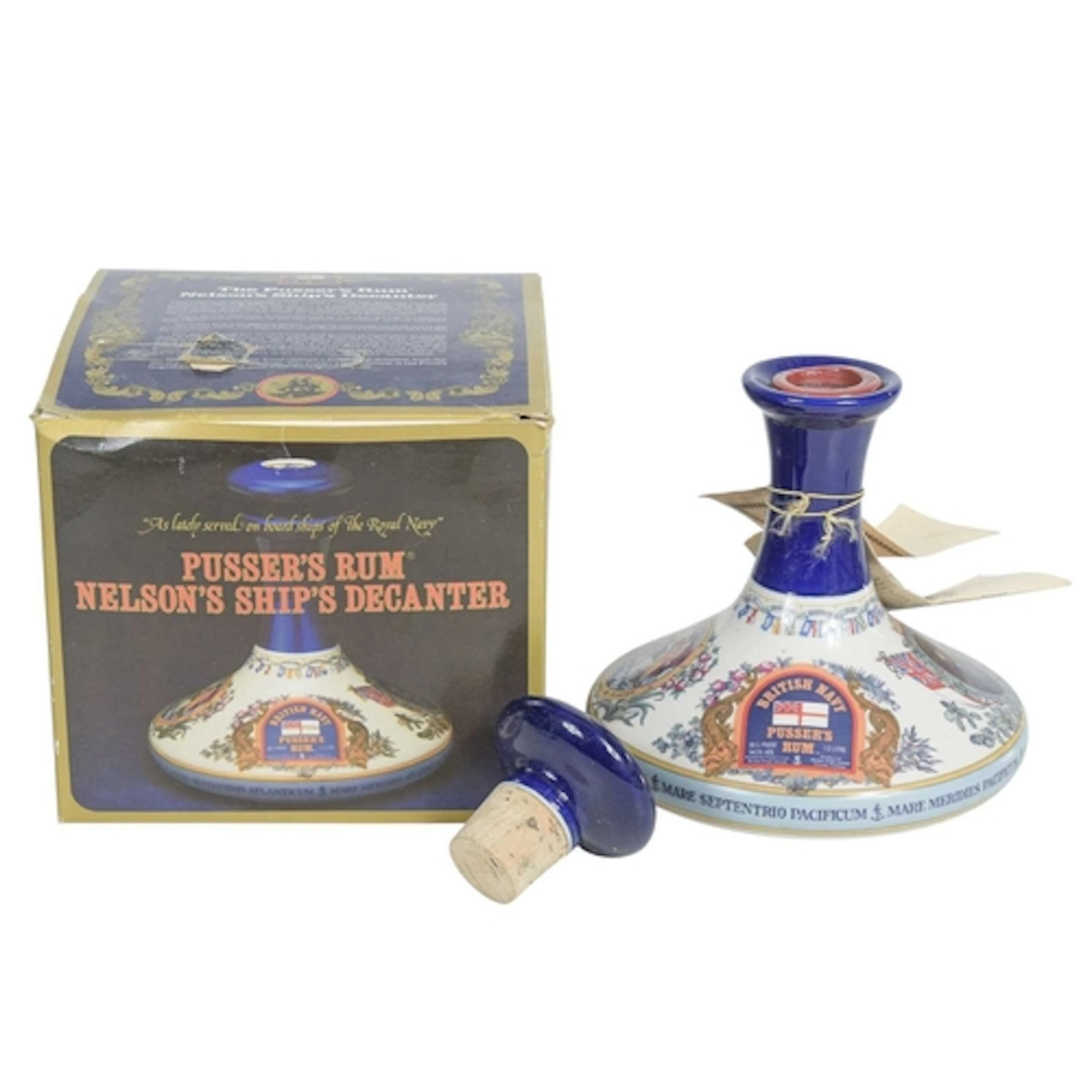 Pusser's Rum Nelson's Ship's decanter. British Virgin Island...