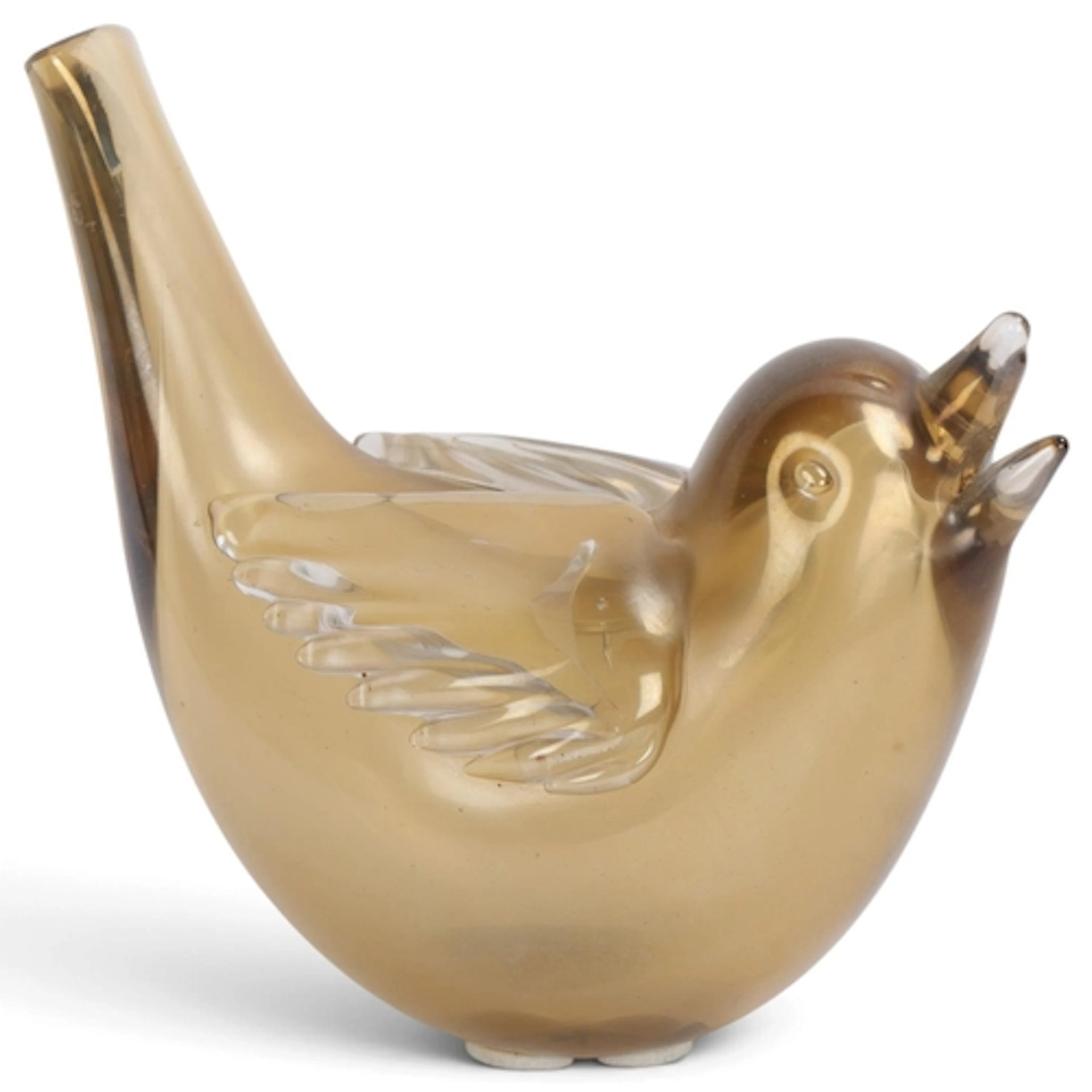 TYRA LUNDGREN for Venini, Italy, a Model 2627 glass bird, de...