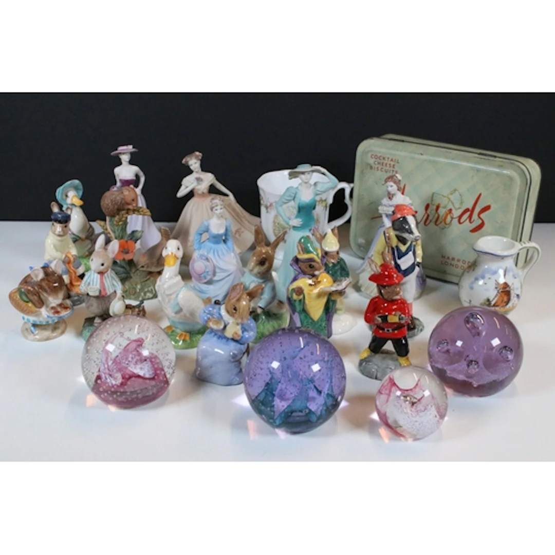 Group of Beatrix Potter and Bunnykins figures, to comprise B...