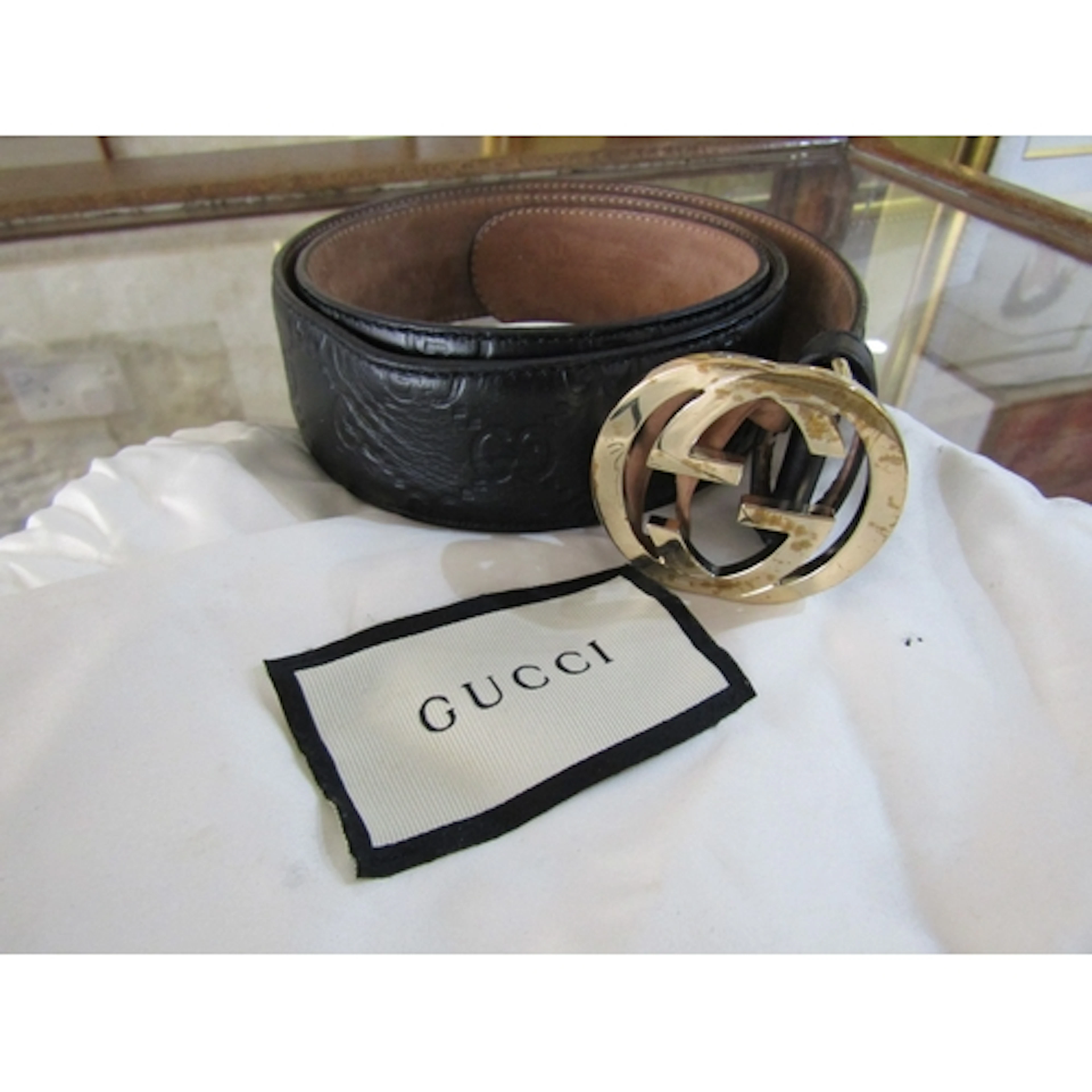 Gucci Leather Belt Good Original Condition Rarely Worn with ...