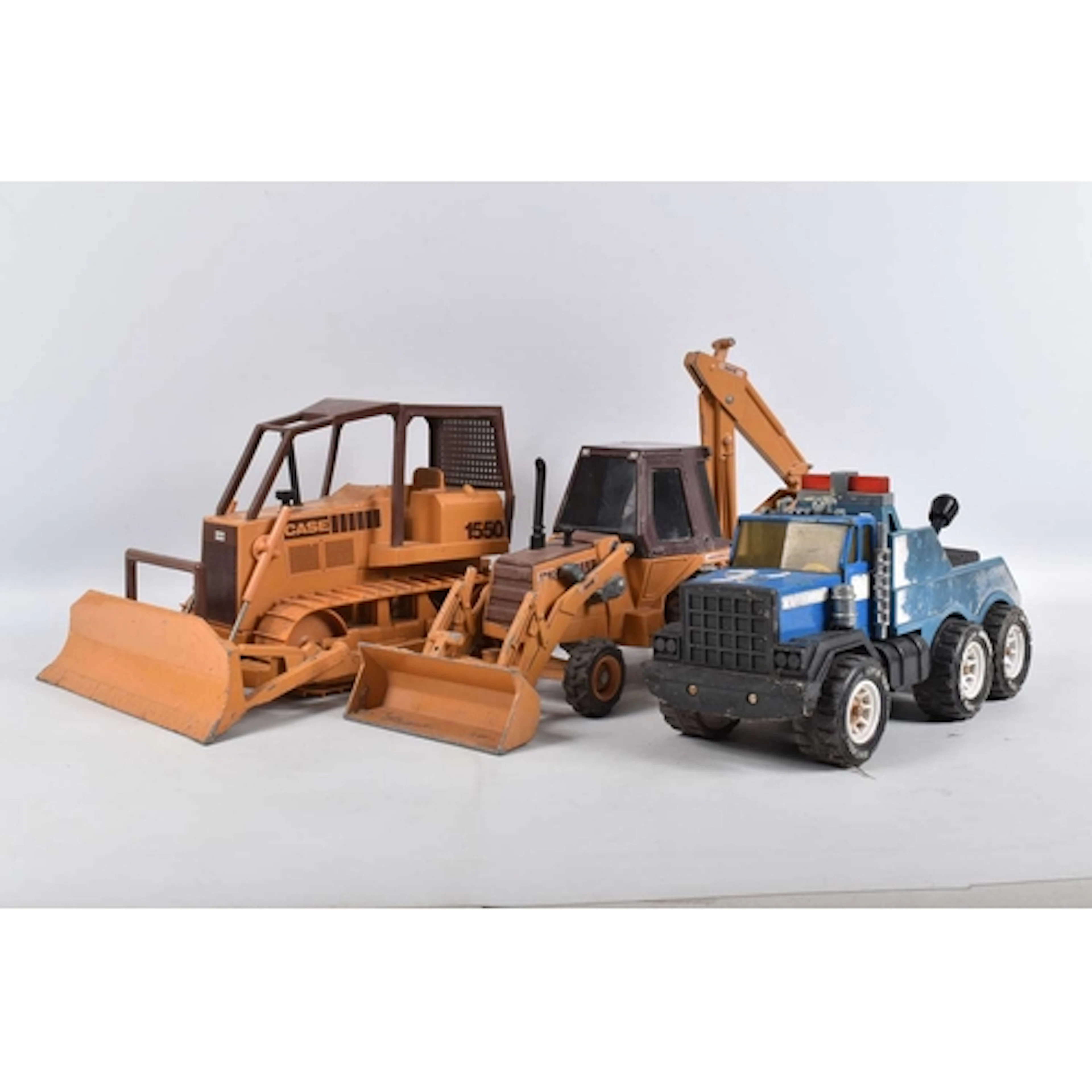 THREE LARGE UNBOXED MODEL COMMERCIAL VEHICLES, to include a ...