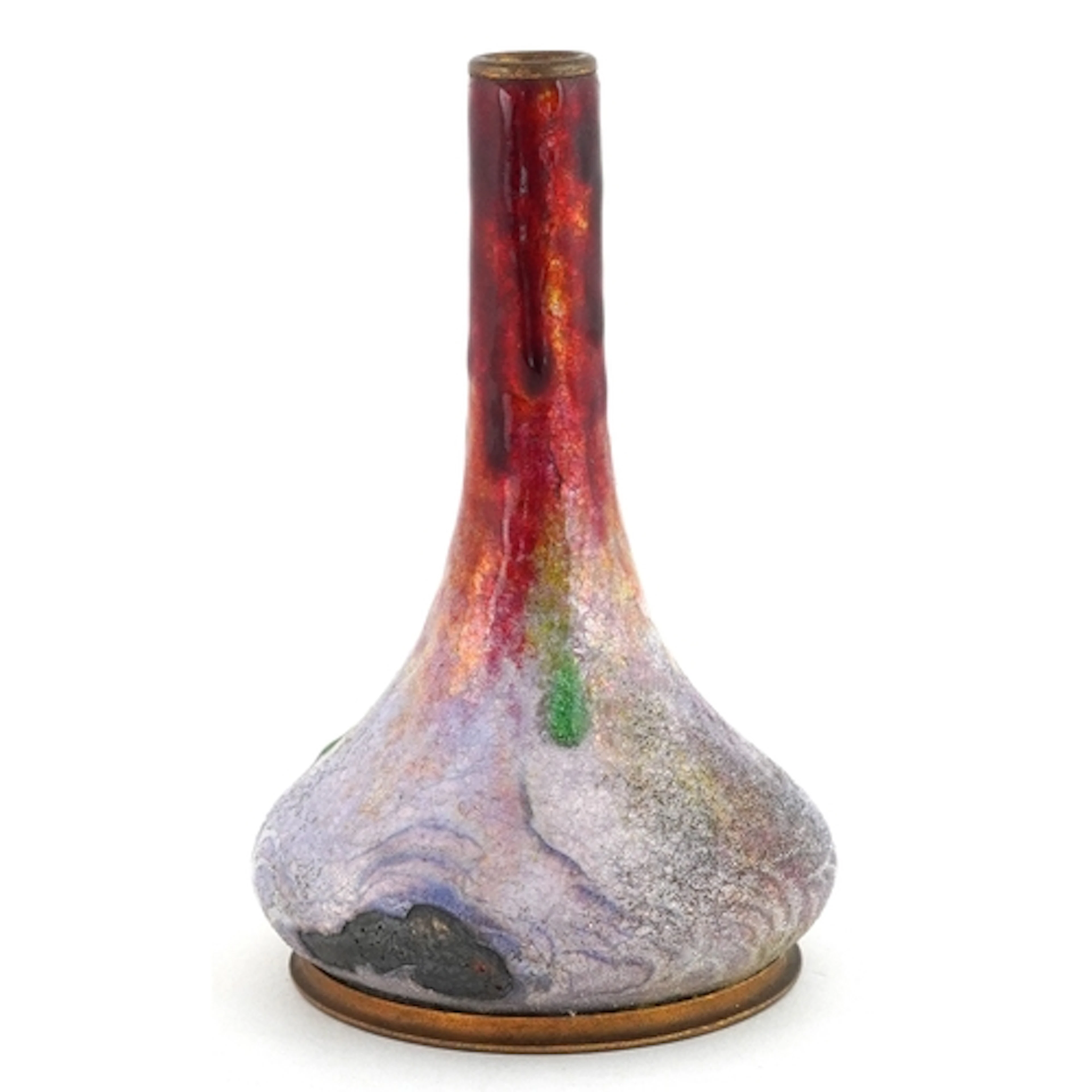 Early 20th century French Cibot & Thoumieux Limoges enamel b...
