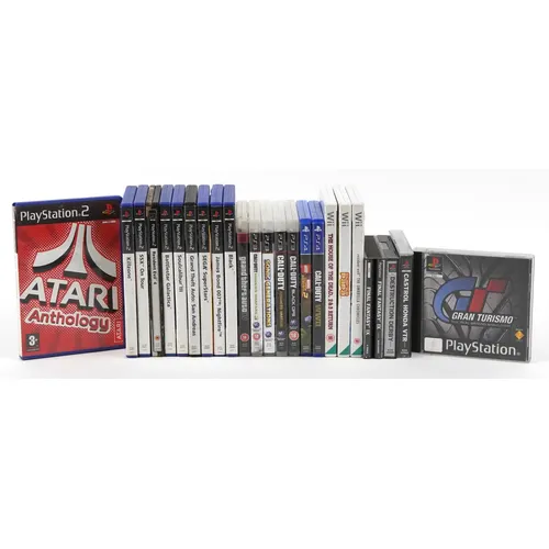 Selection of PlayStation and Nintendo Wii games for various ...