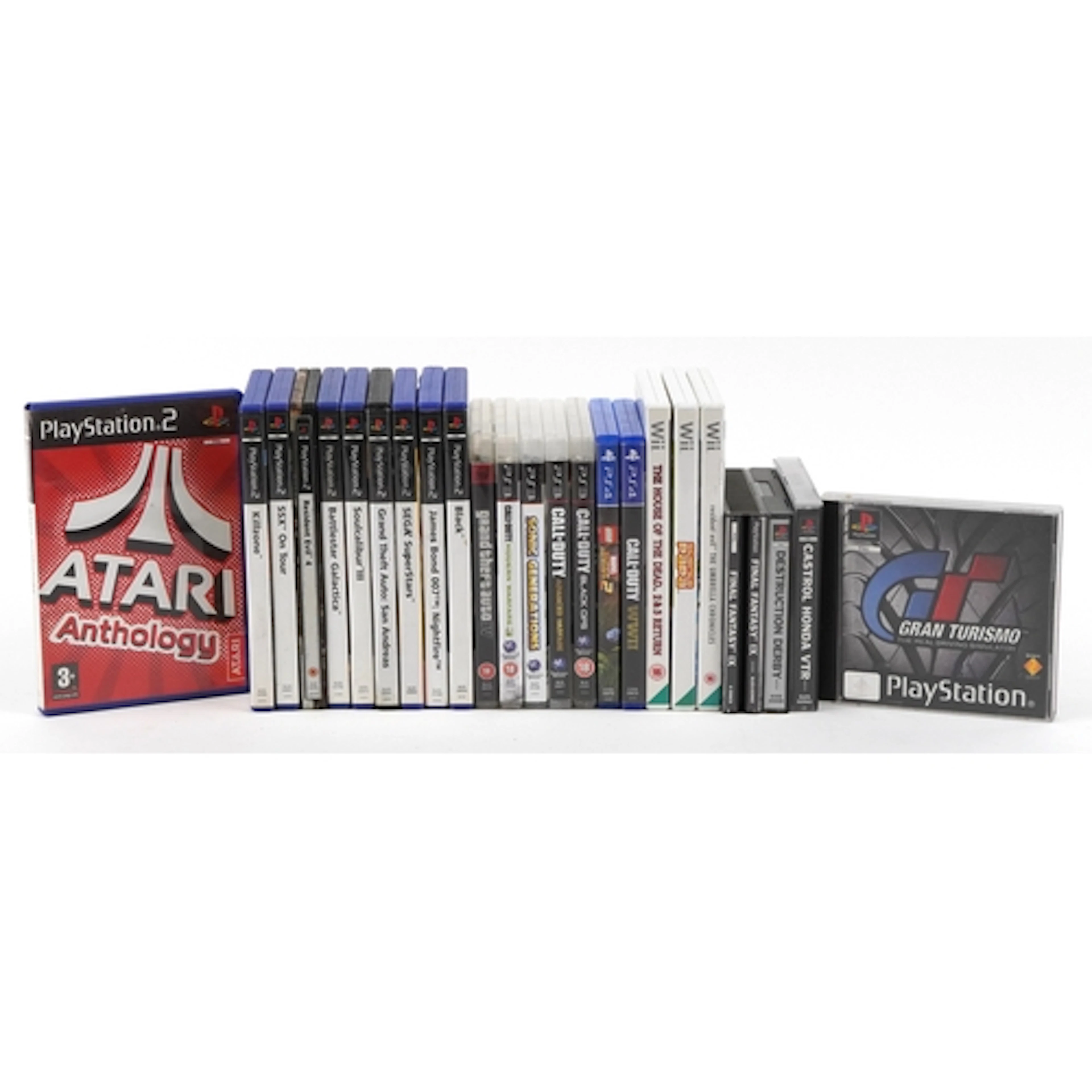 Selection of PlayStation and Nintendo Wii games for various ...