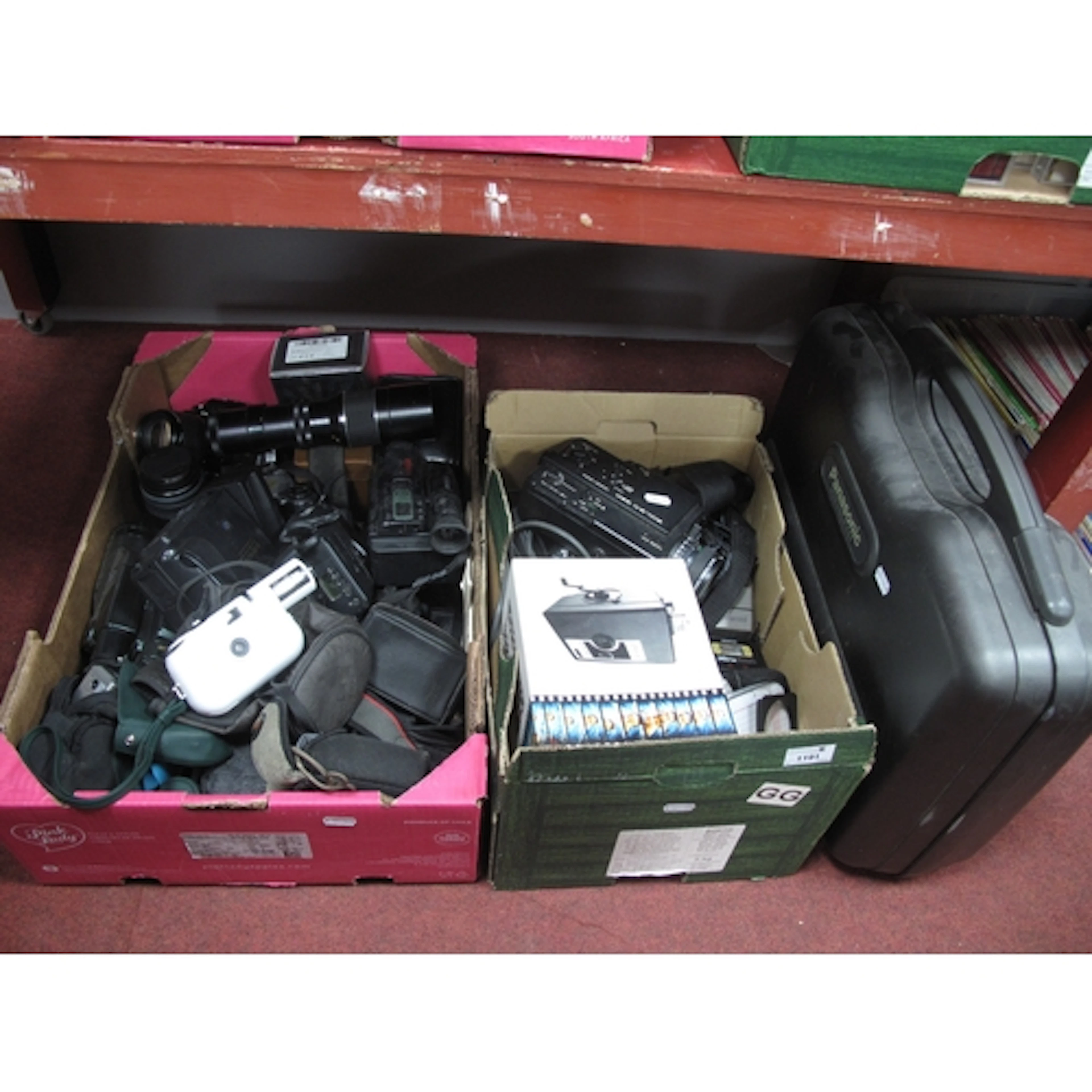 Photographic equipment and accessories, including hard-cased...