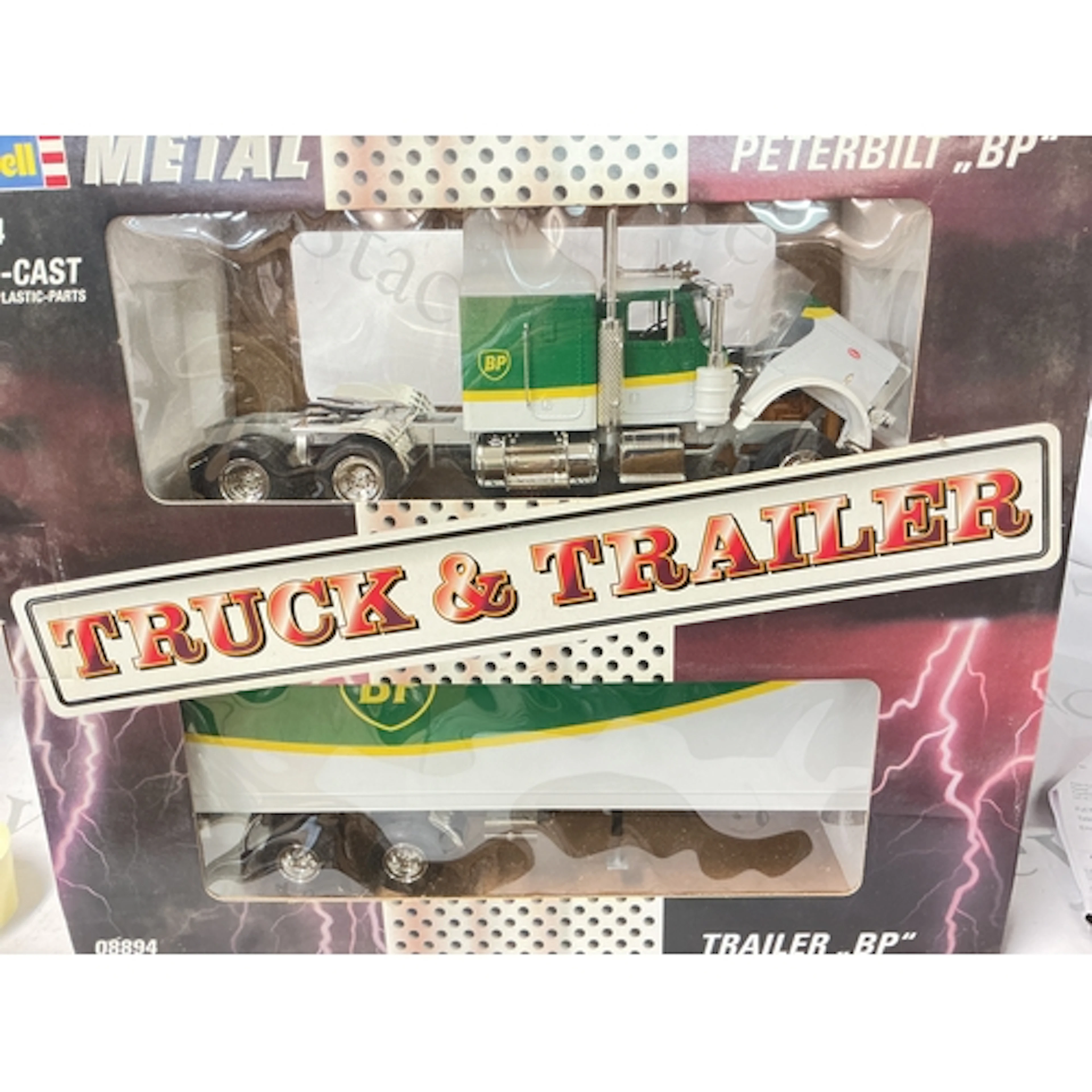 A Boxed Revell 1/24 Scale Peterbilt, BP Truck And Trailer. A...
