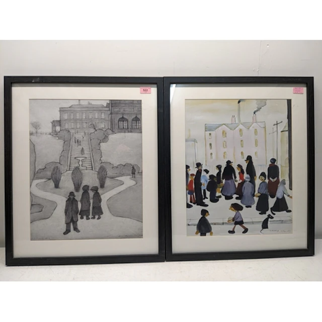 Laurence Stephen Lowry (1887-1976) - two Lowry collection Sa...