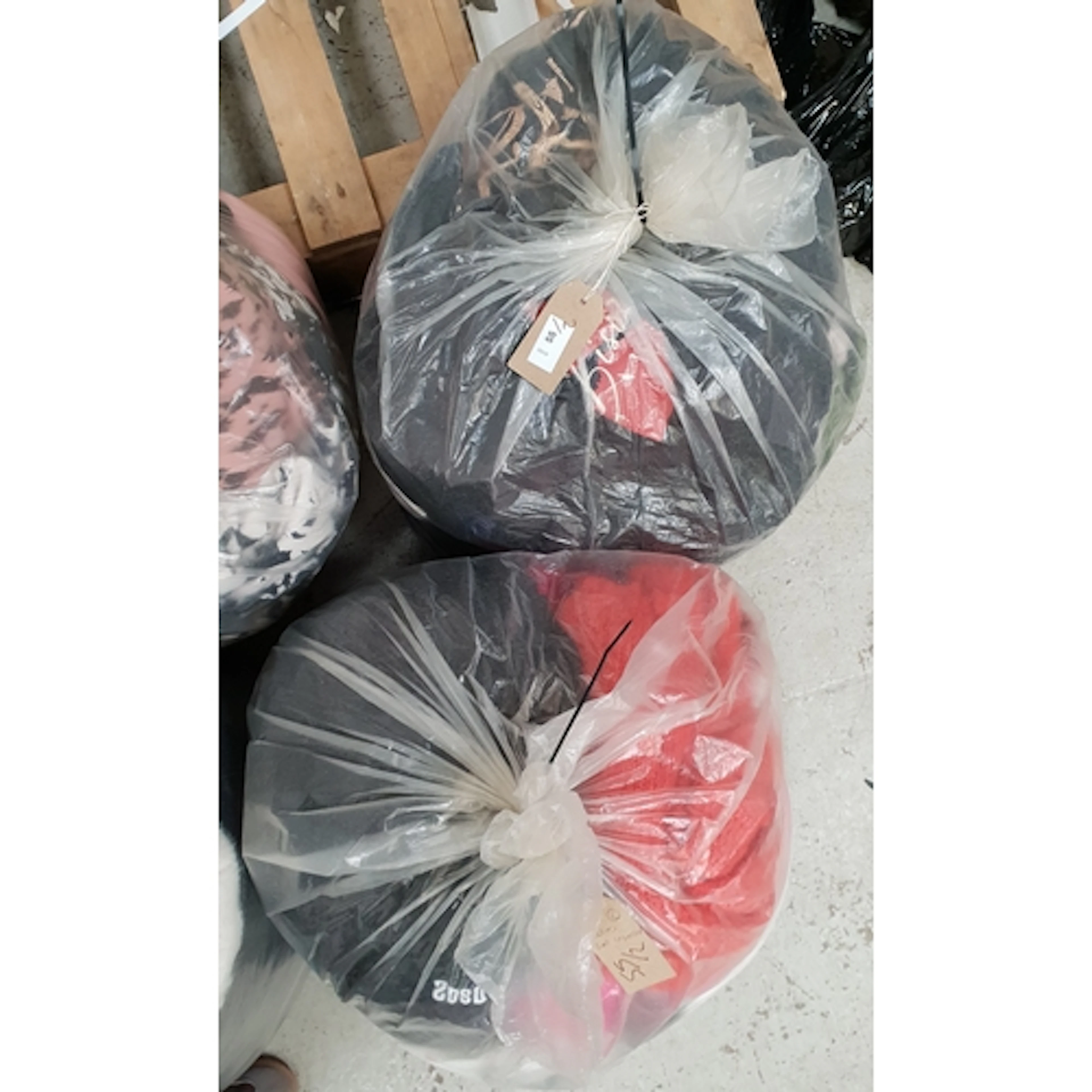 TWO BAGS OF LADIES CLOTHING ITEMS including Karl Lagerfeld