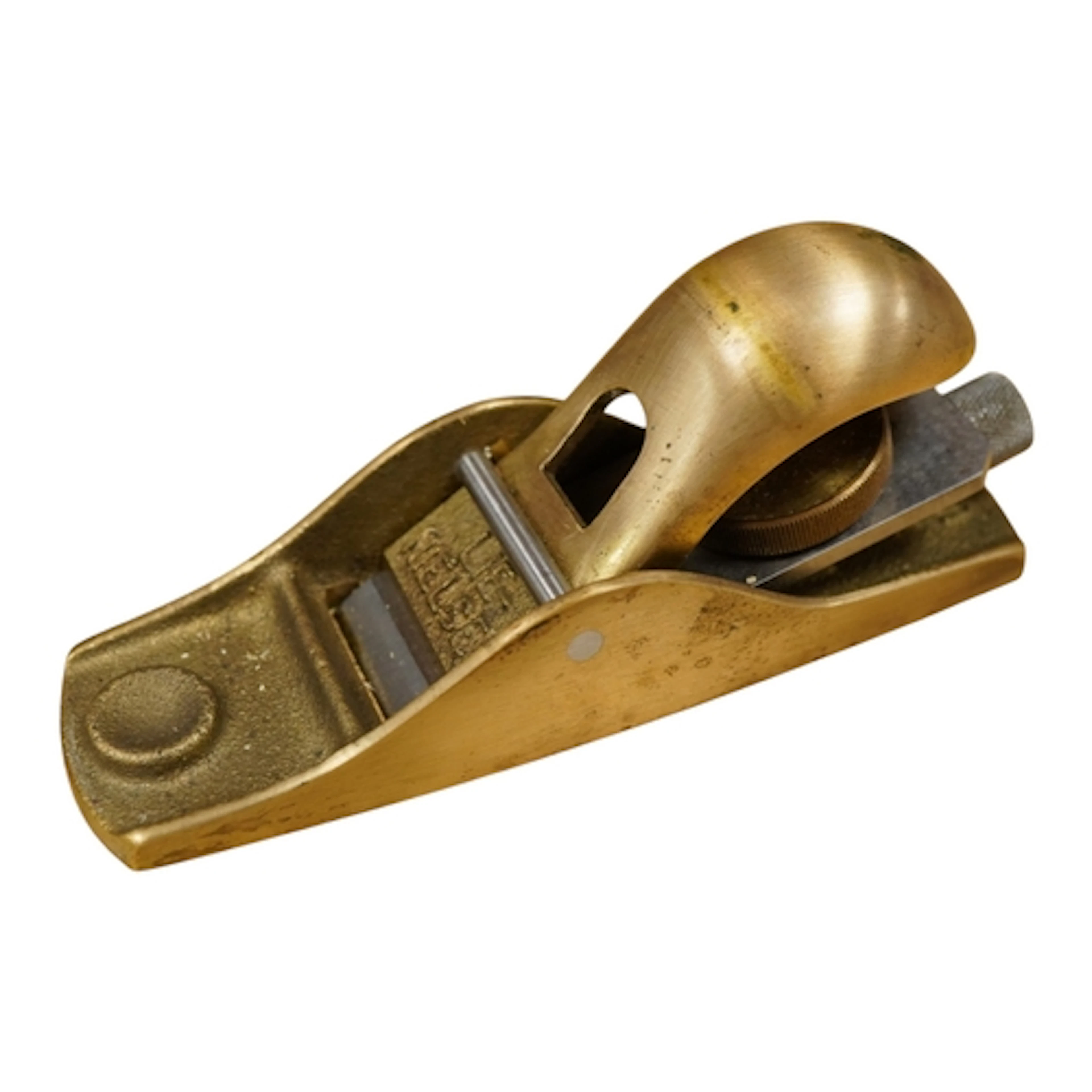 A Lie Nielsen Toolworks Low Angle bronze block plane, with i...