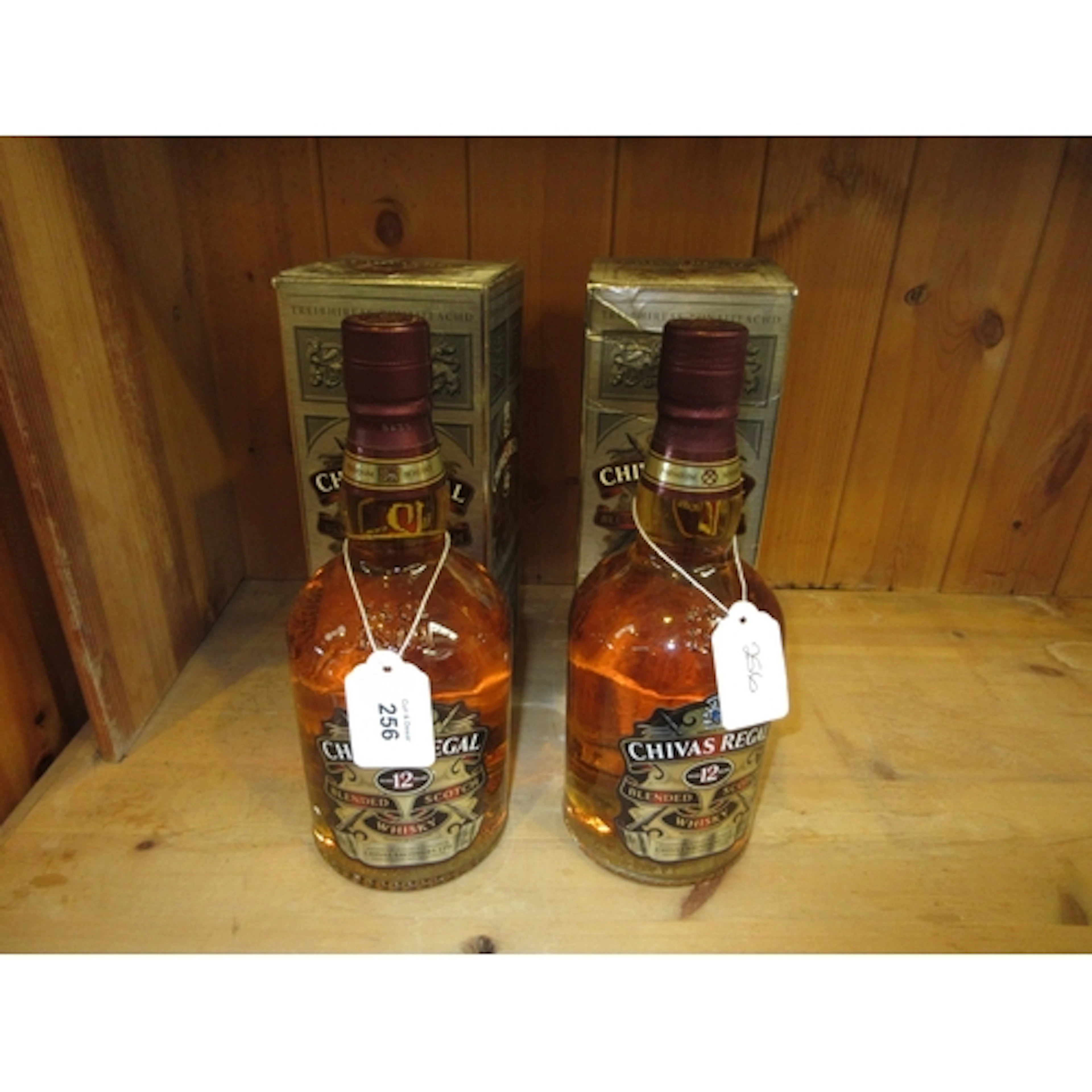 Two Bottles of Chivas Regal 12 Year Old Whisky