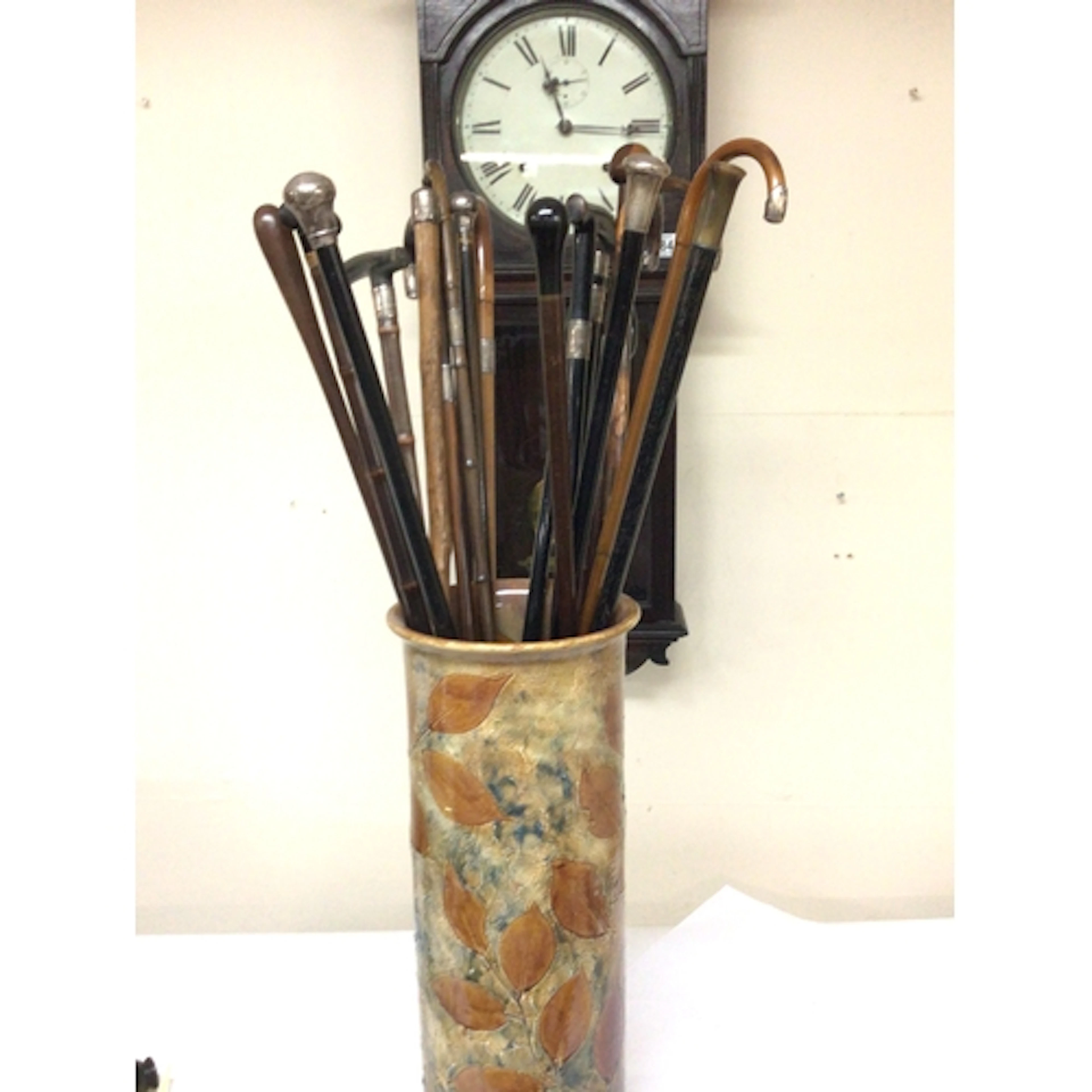 A Royal Doulton Stick stand containing a quantity of s...