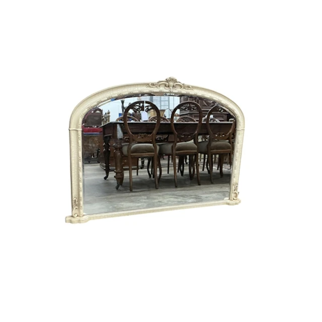 A Victorian style overmantel mirror, width 127cm, height 90c...