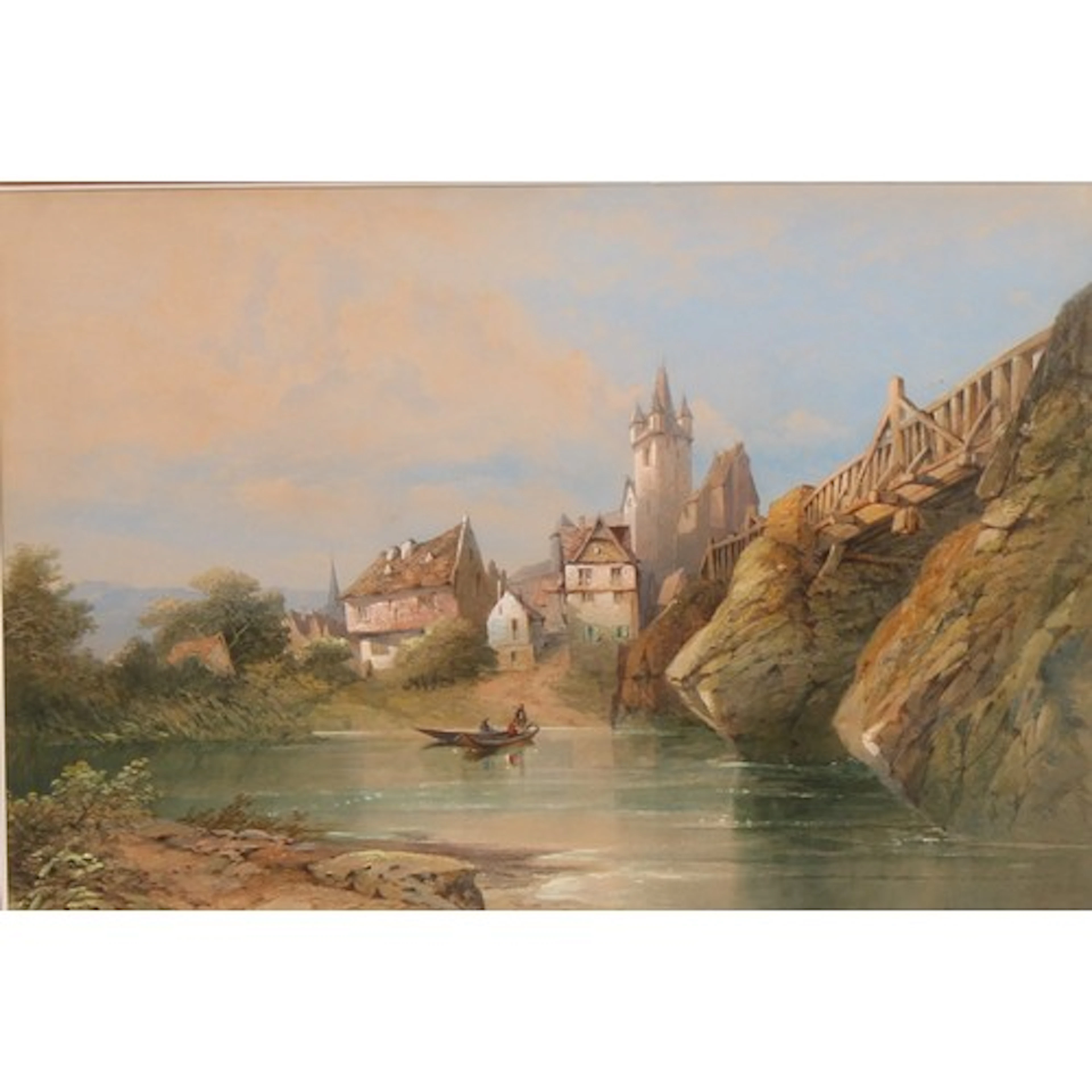 Edward Martindale Richardson ( British 1810-1863) Fishing th...