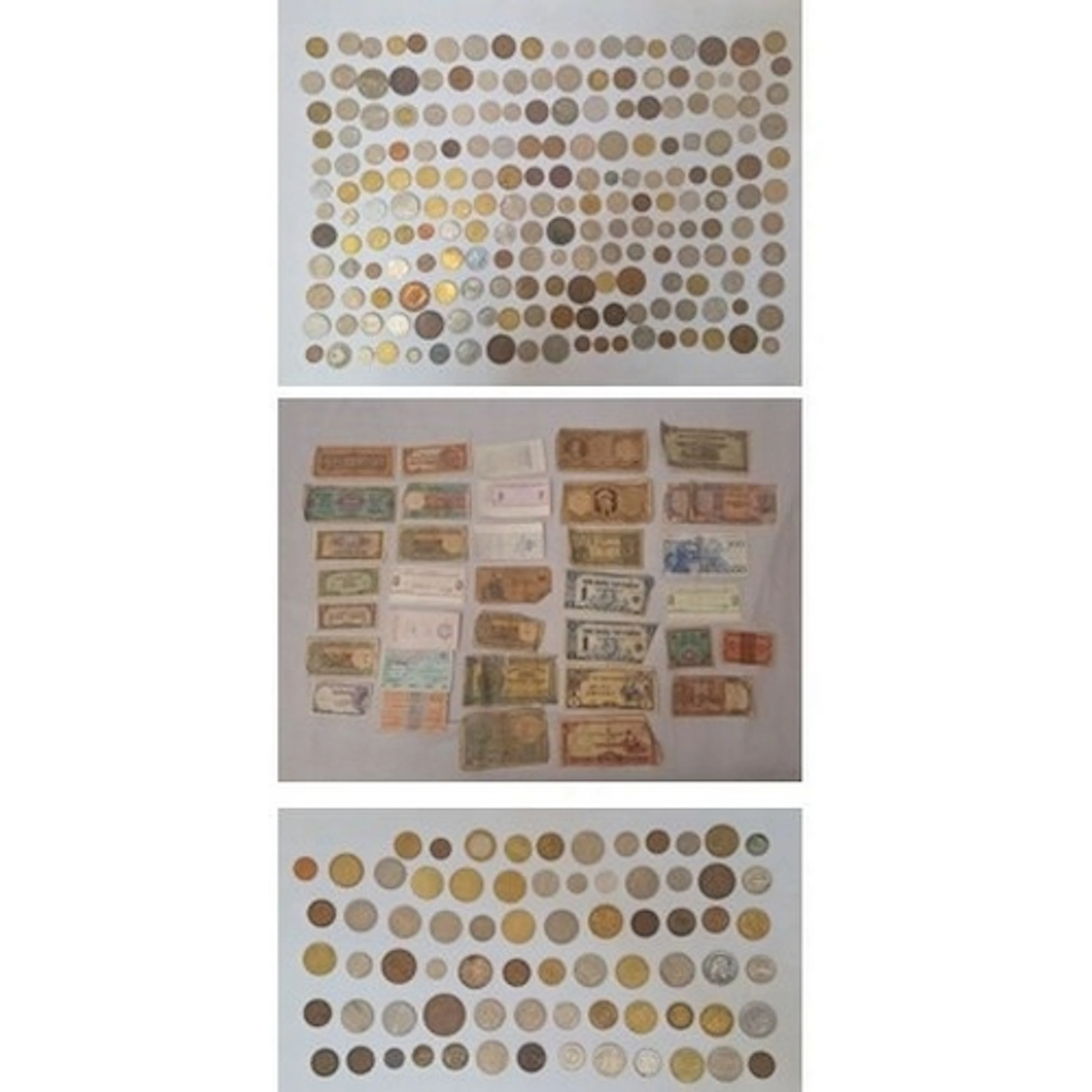 Coins of the World incl. British, farthings, pennies, Europe...